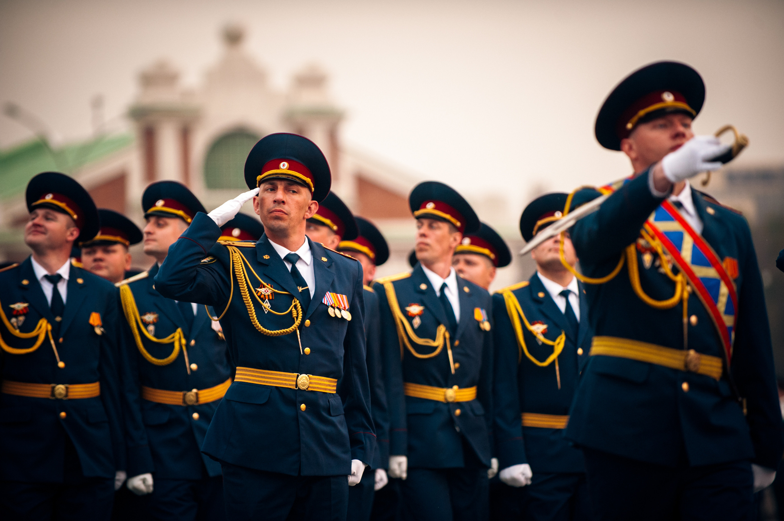Репетиция парада. Фотограф в Новосибирске Полина Колмачевская