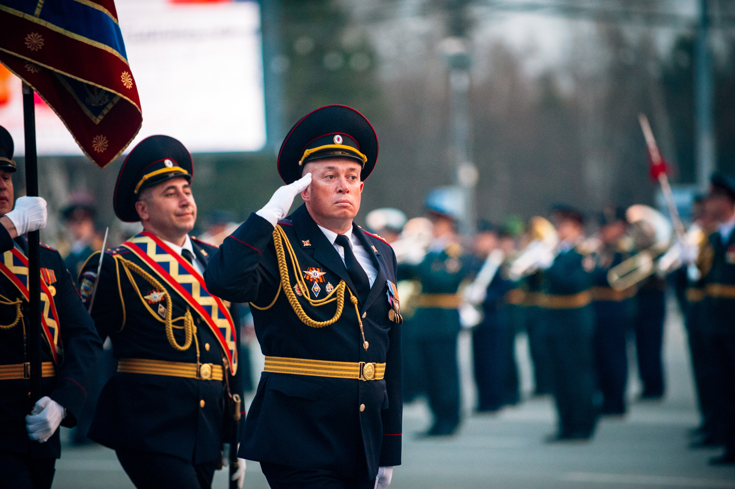 Репетиция парада. Фотограф в Новосибирске Полина Колмачевская