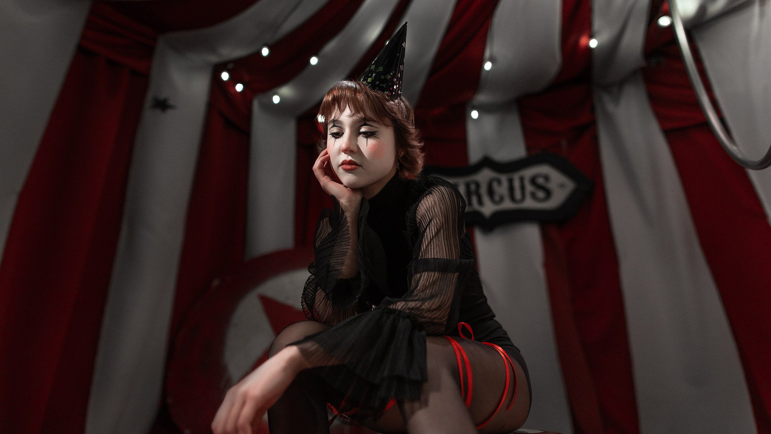 Милана, клоун. Фотограф Никита Локтионов Москва