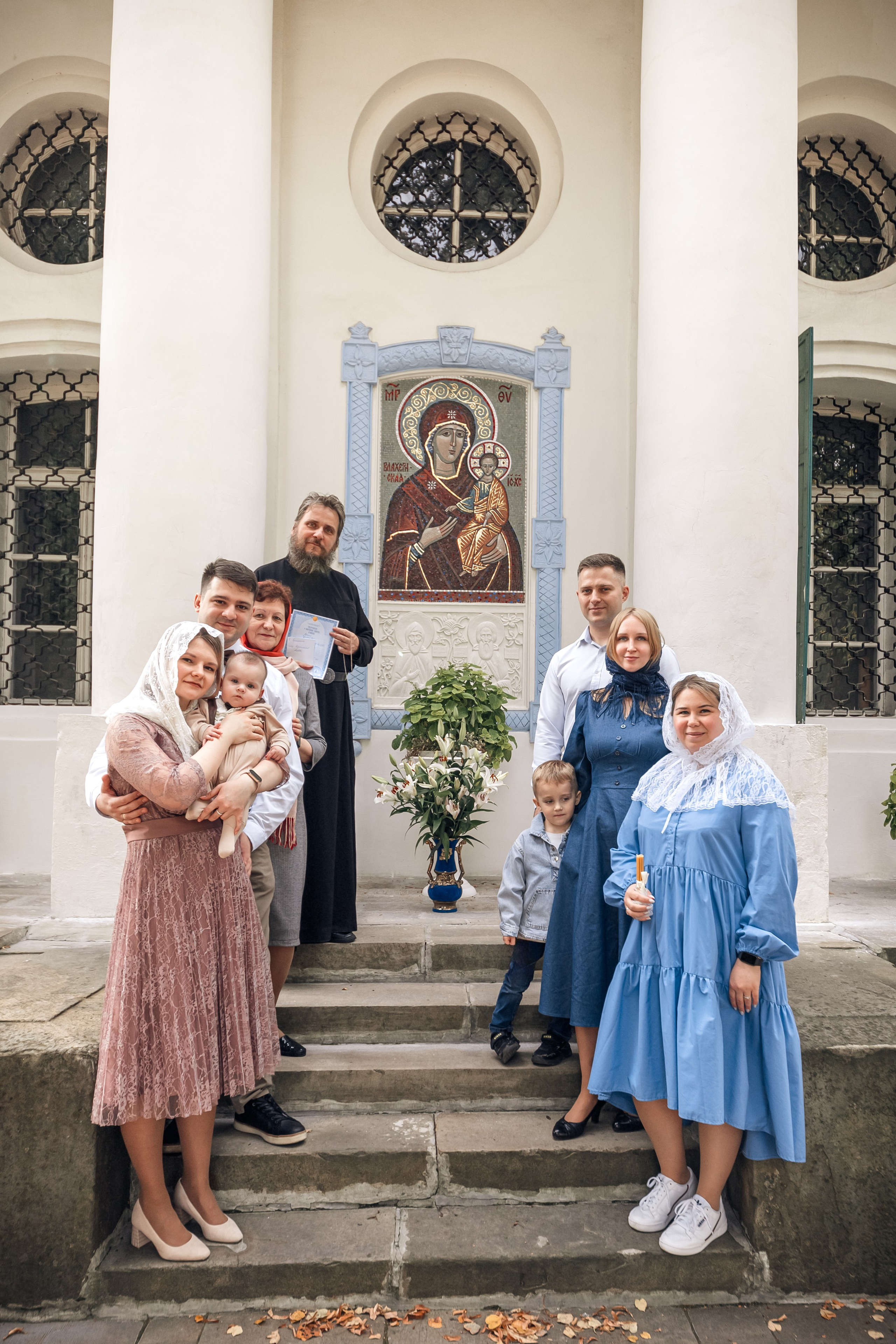 Крещение в Храме Влахернской иконы Божией Матери в Кузьминках. Профессиональный фотограф в Москве и Мо Мария Шантарёва