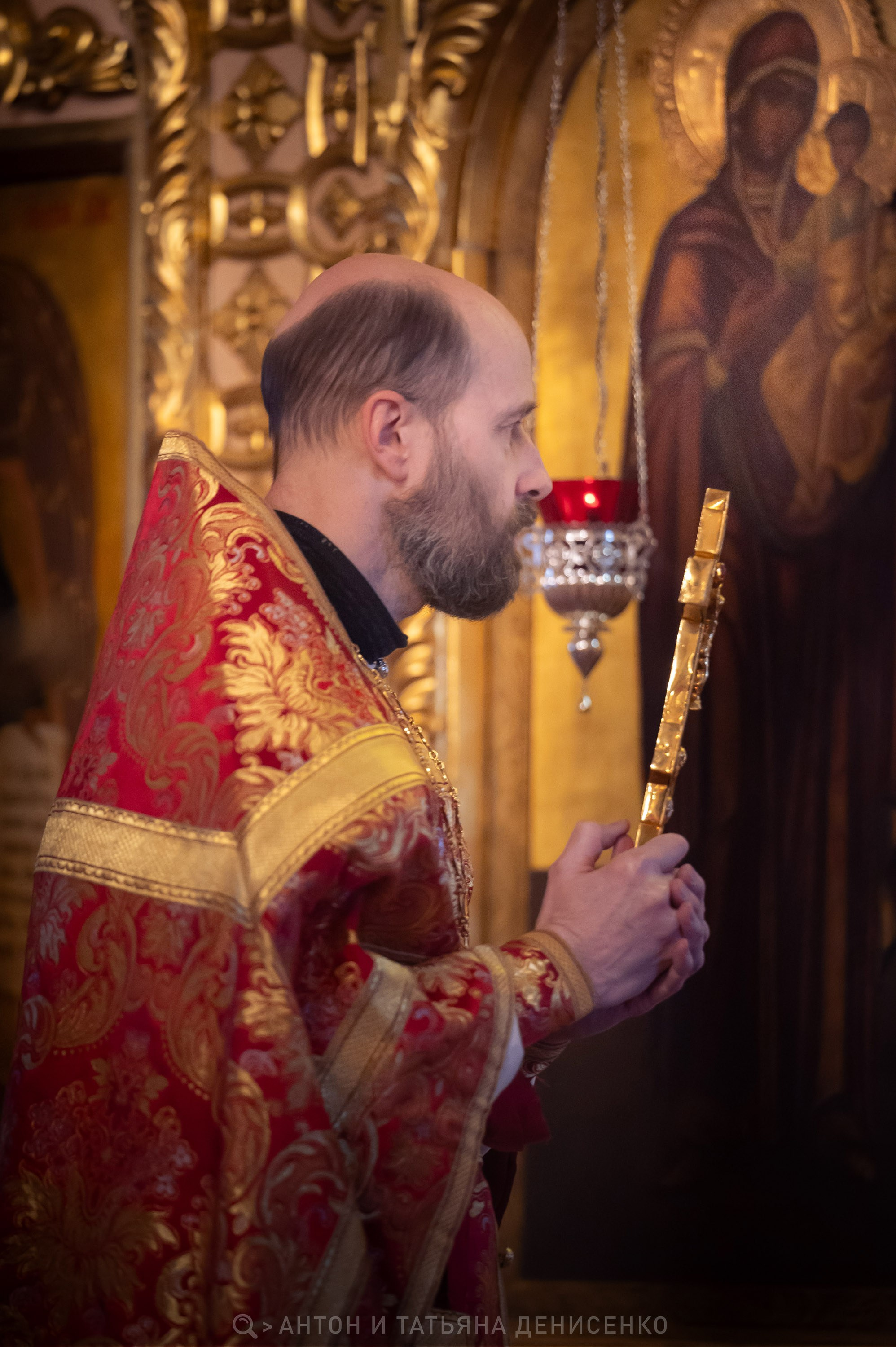 Храм Преображения Господня в Богородском. Антипасха. Антон и Татьяна Денисенко — В храме