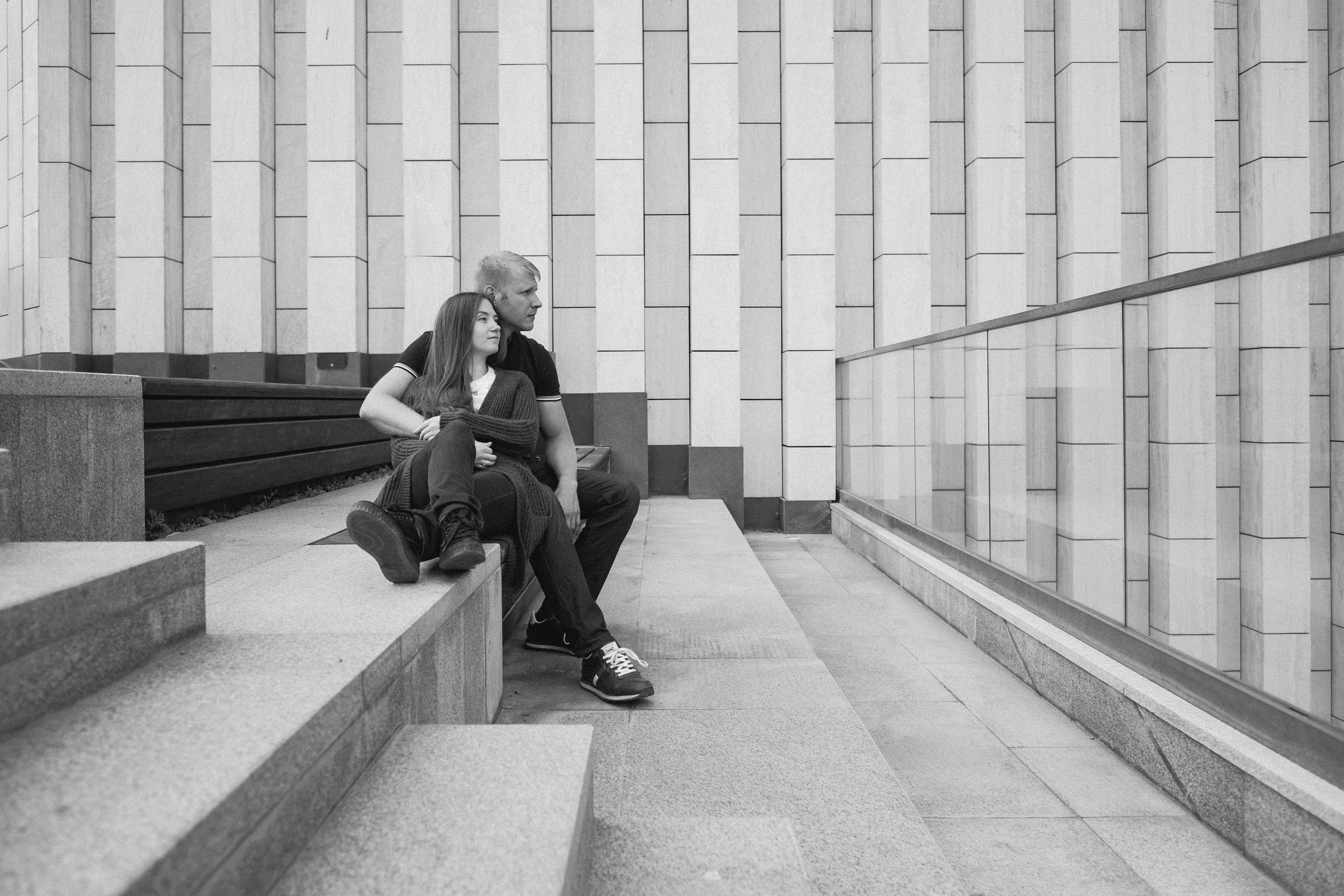 Black in white. Свадебные и семейные фотографы в Москве Максим и Оксана Первомай