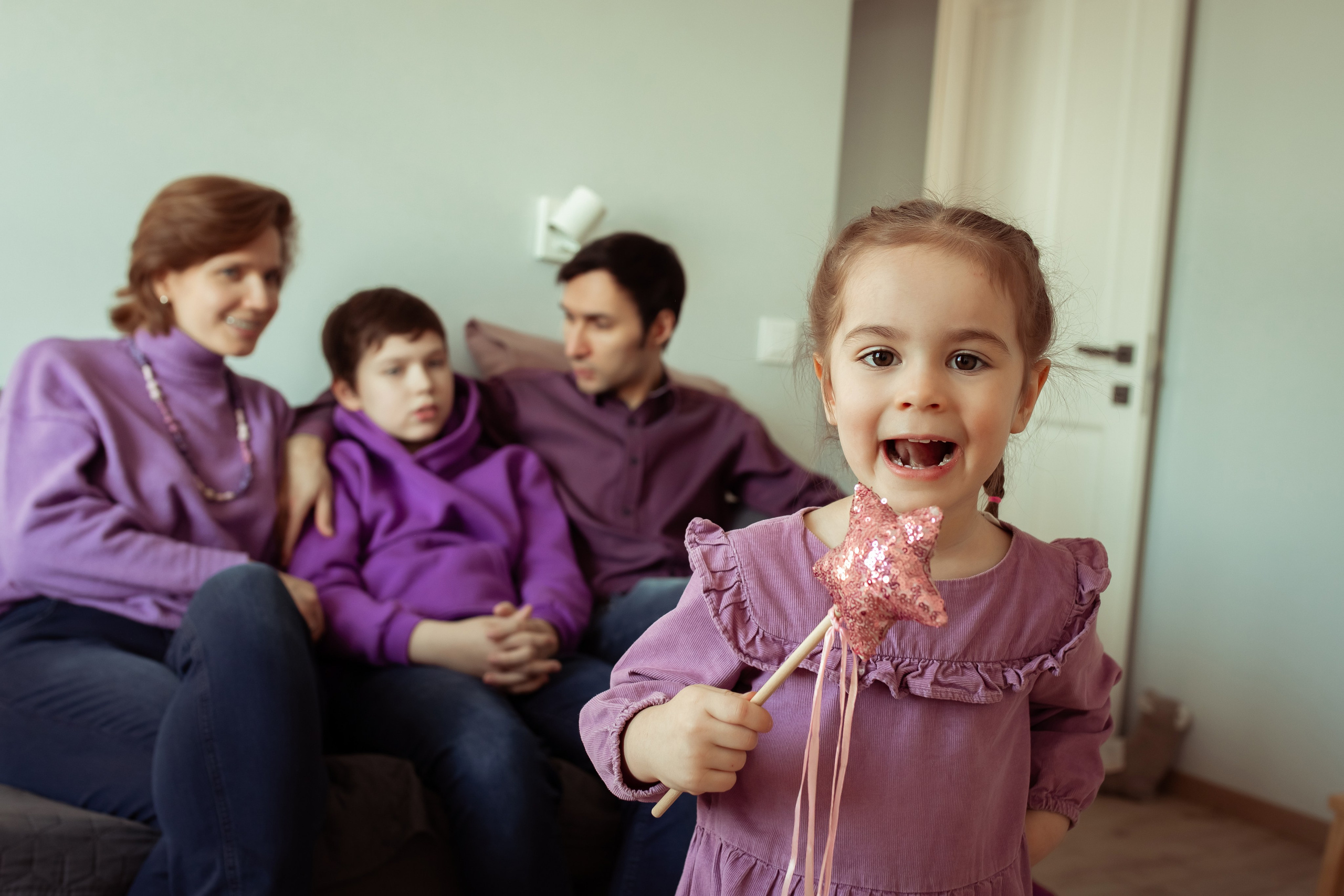 Александра, Максим, Евгений и Ксюша. Семейный и детский фотограф в Москве Дорогова Екатерина