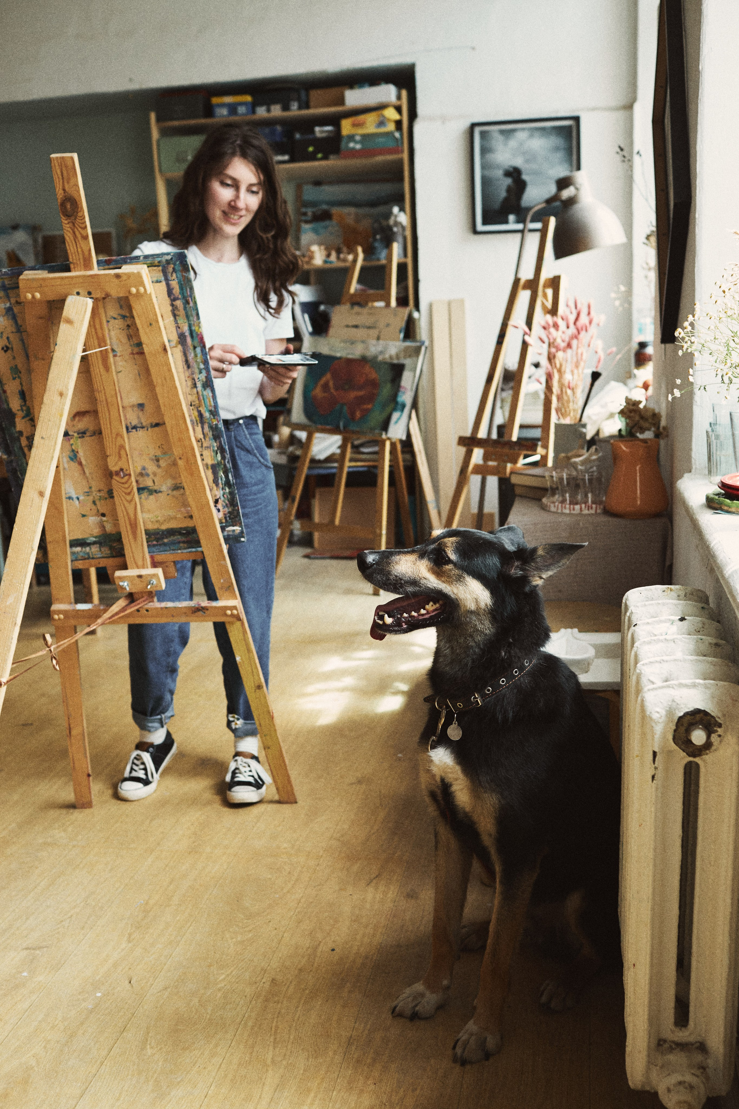 Валет в художественной мастерской
