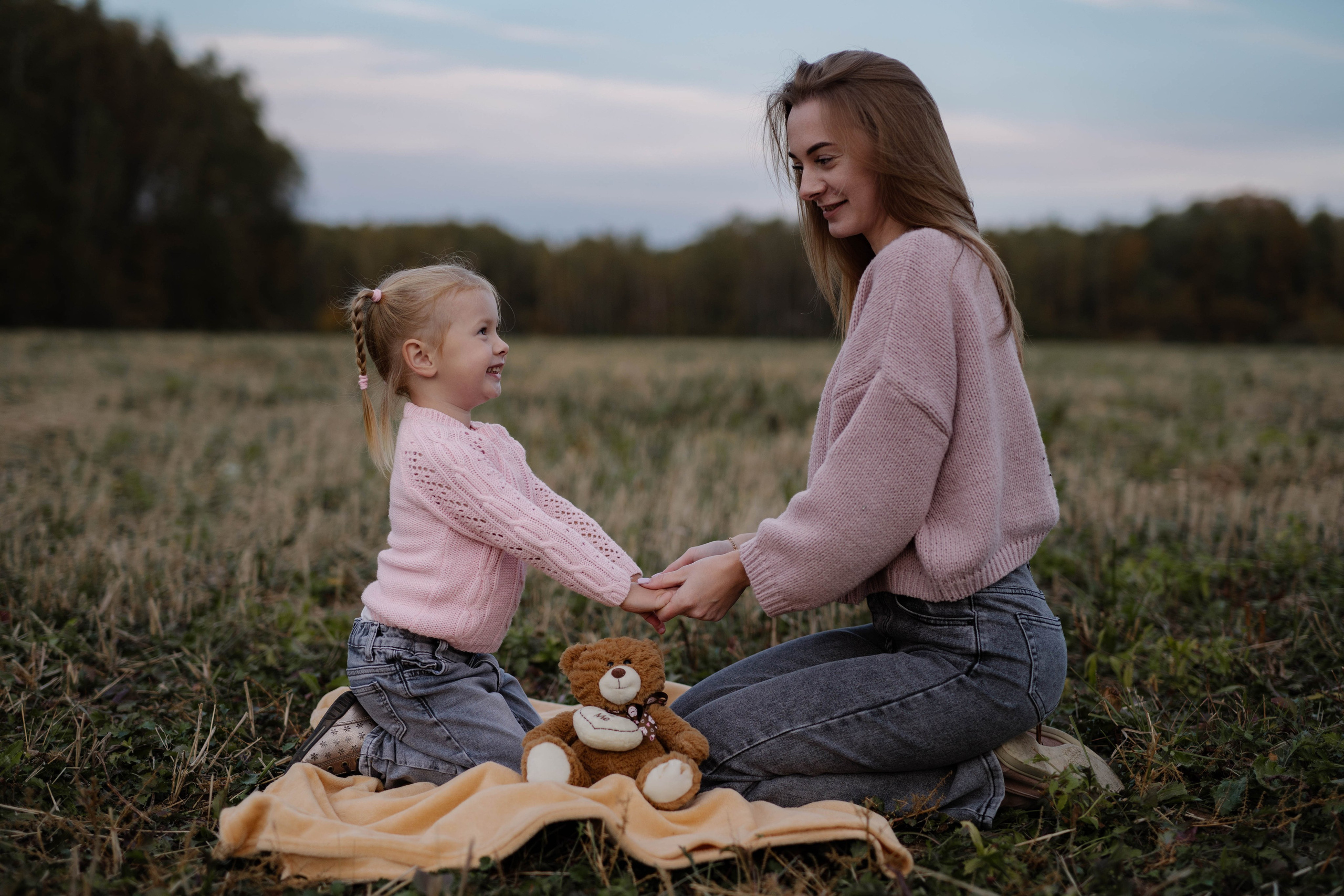Женя и Маша. Съемка мамы и дочки. Свадебный и семейный фотограф в Калуге Анна Киреева