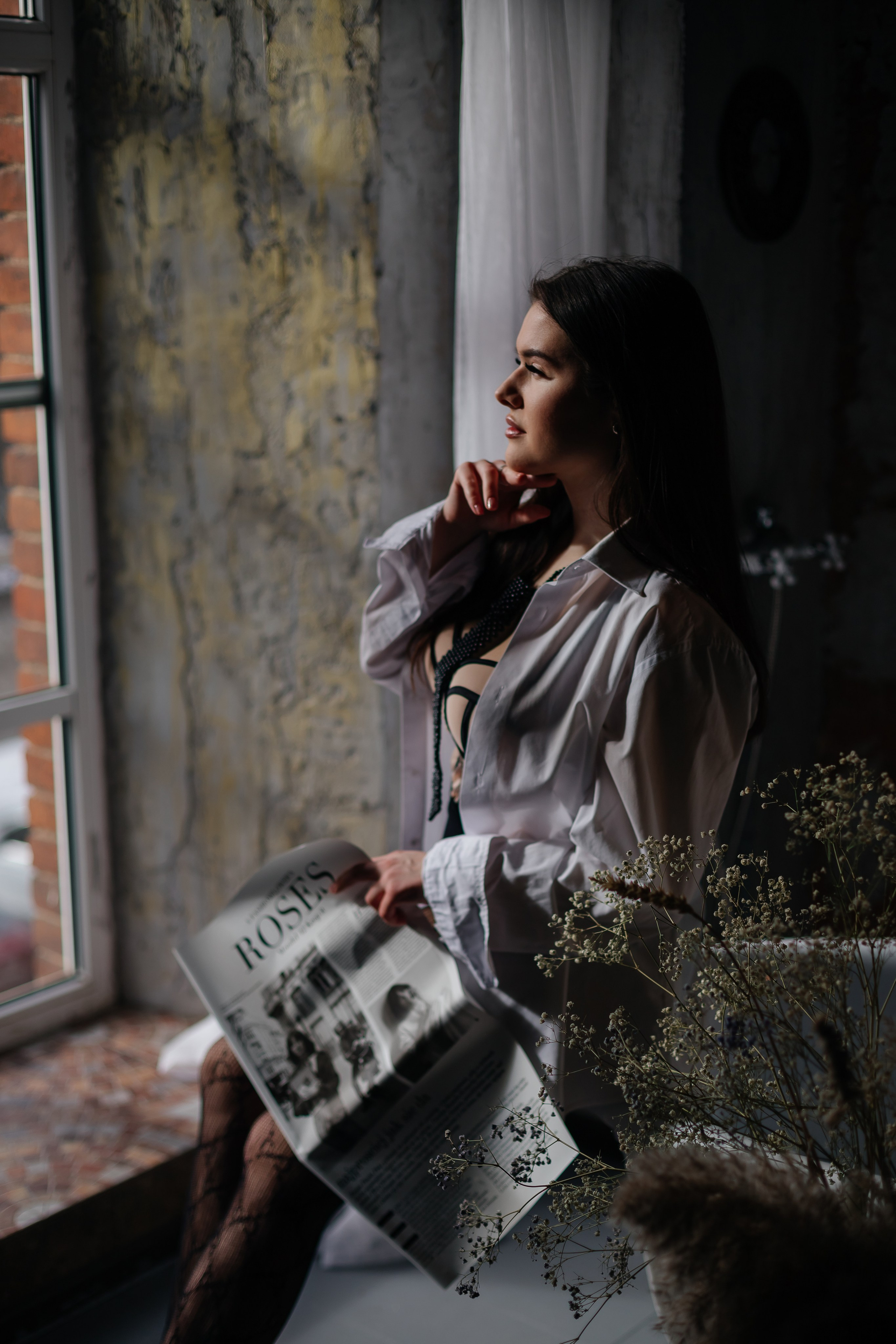 Яна в студии «Ванна». Фотограф Калуга