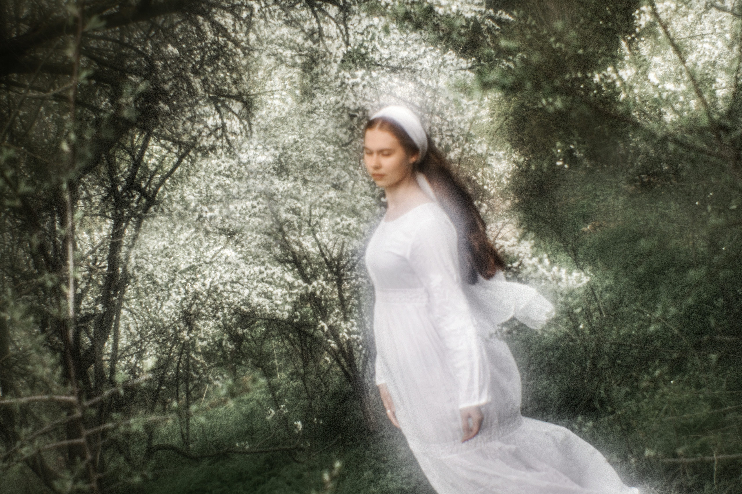 Катя в цветении. Женский семейный фотограф Тула Москва Захарова Анна