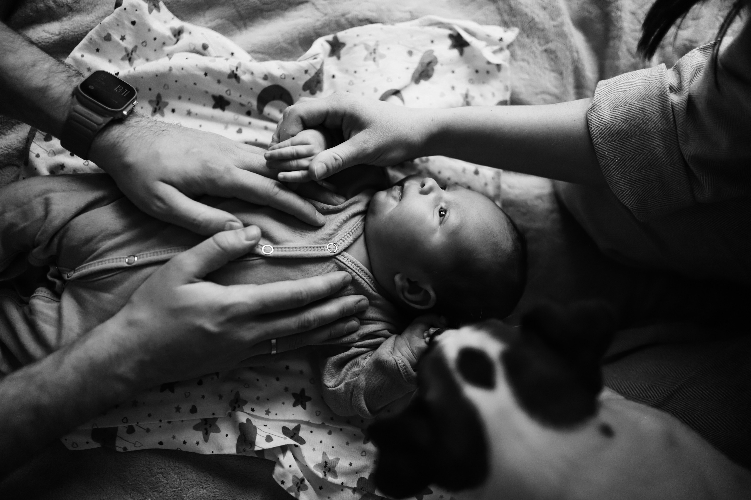 Полине 1 месяц. Свадебный и семейный фотограф Елизавета Увицкая