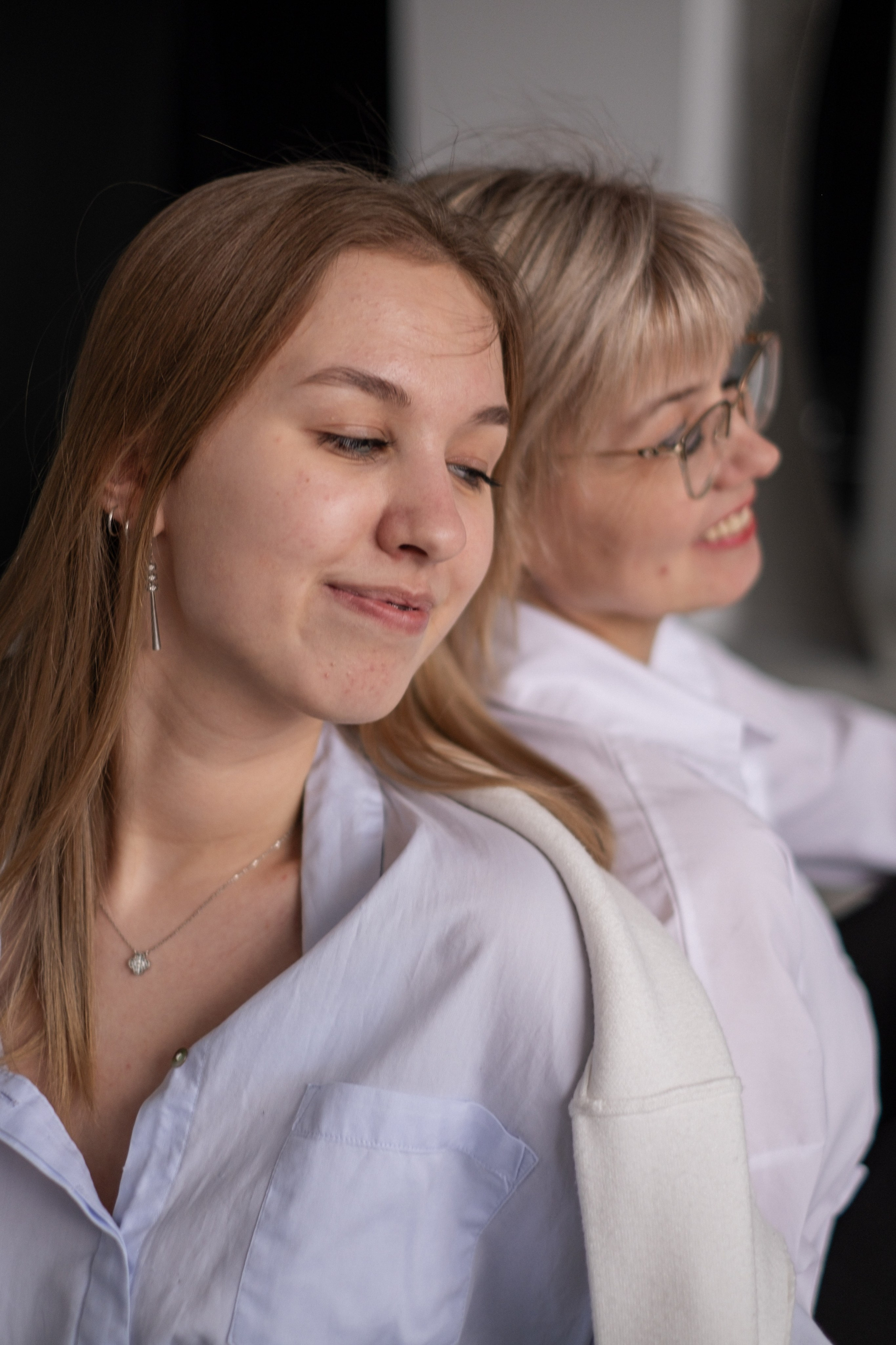 Наталья и Оля | мама и дочь в студии. Фотограф в Новосибирске Диана Ильиных