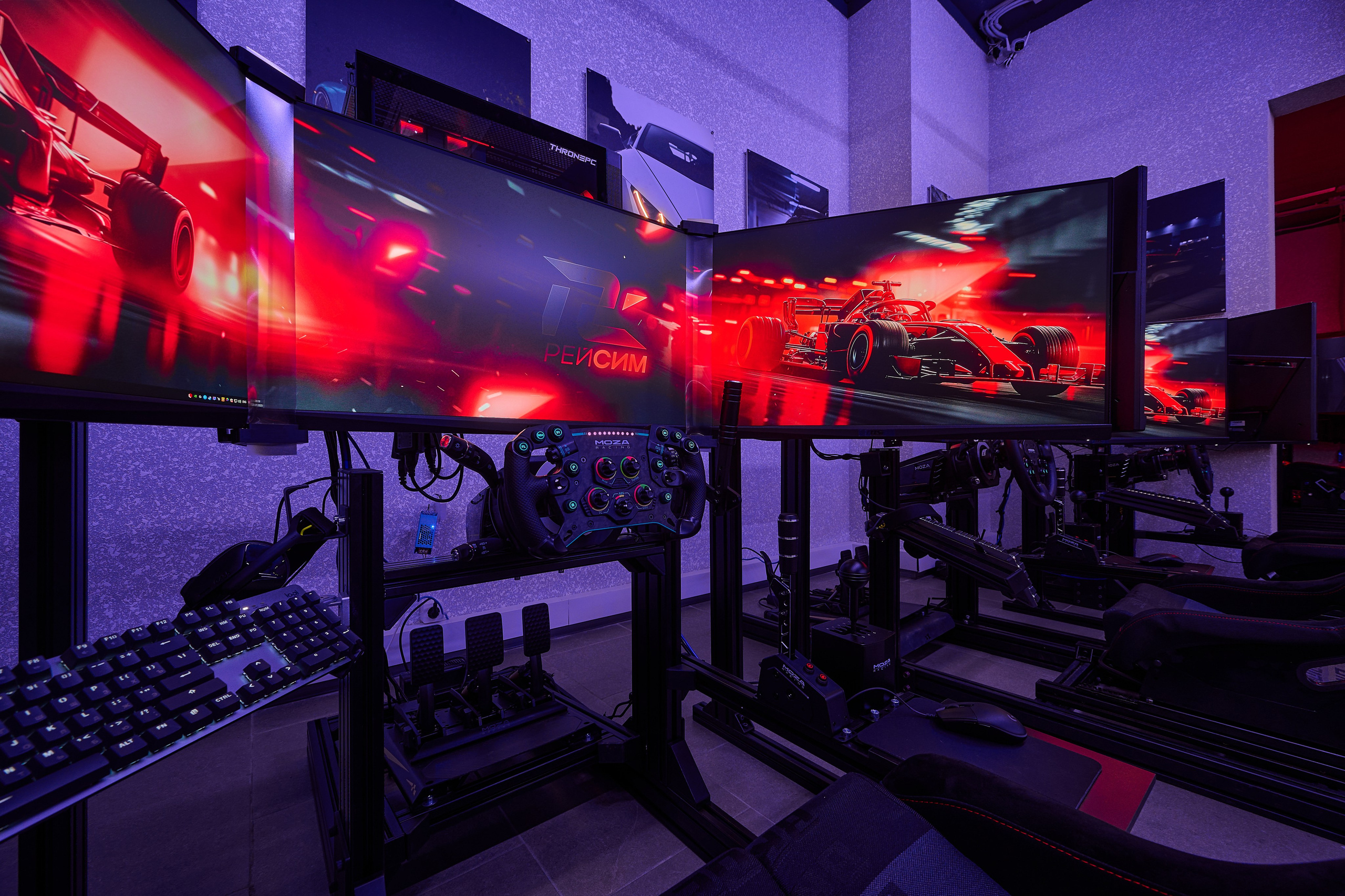 РЕЙСИМ Гоночные автосимуляторы. Интерьерный фотограф в Краснодаре