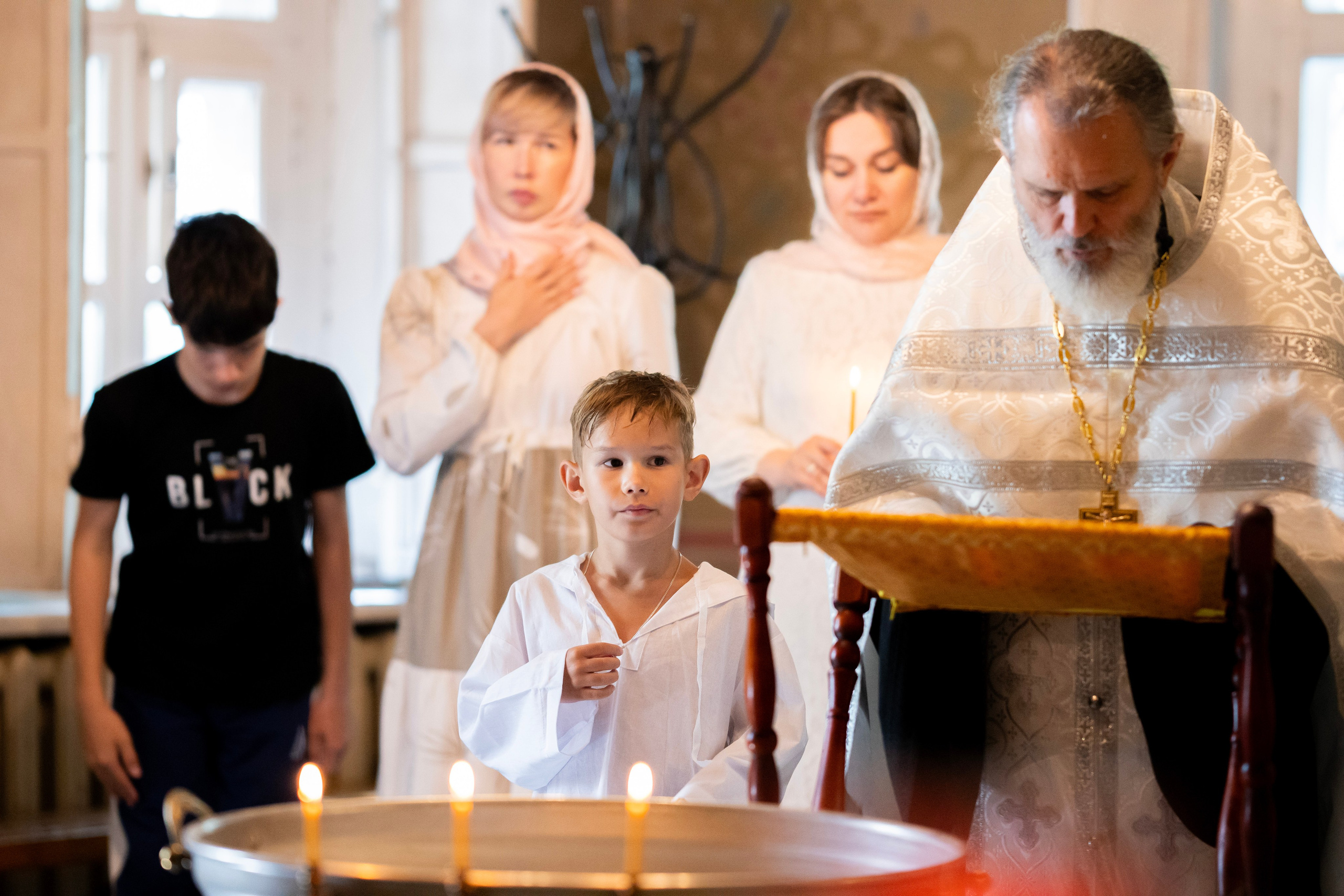 Крещение Даниила. Фотограф Юлия Попова