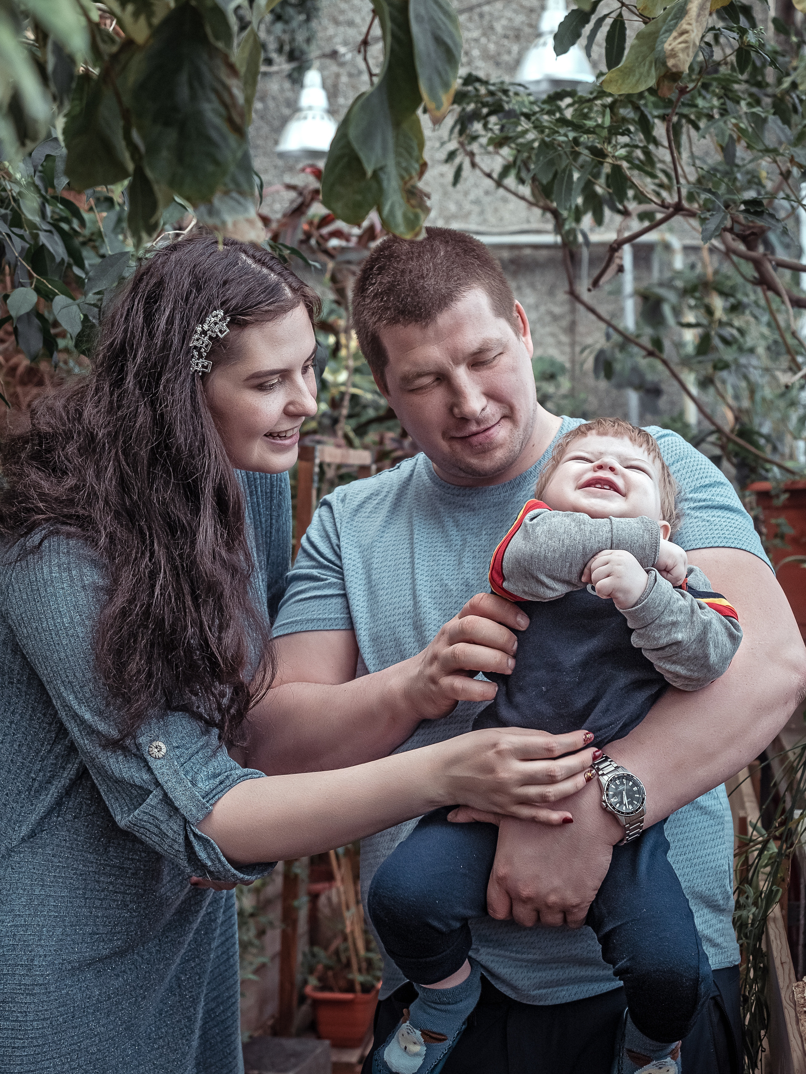 Семейная фотосессия в Оранжереи Таврического сада