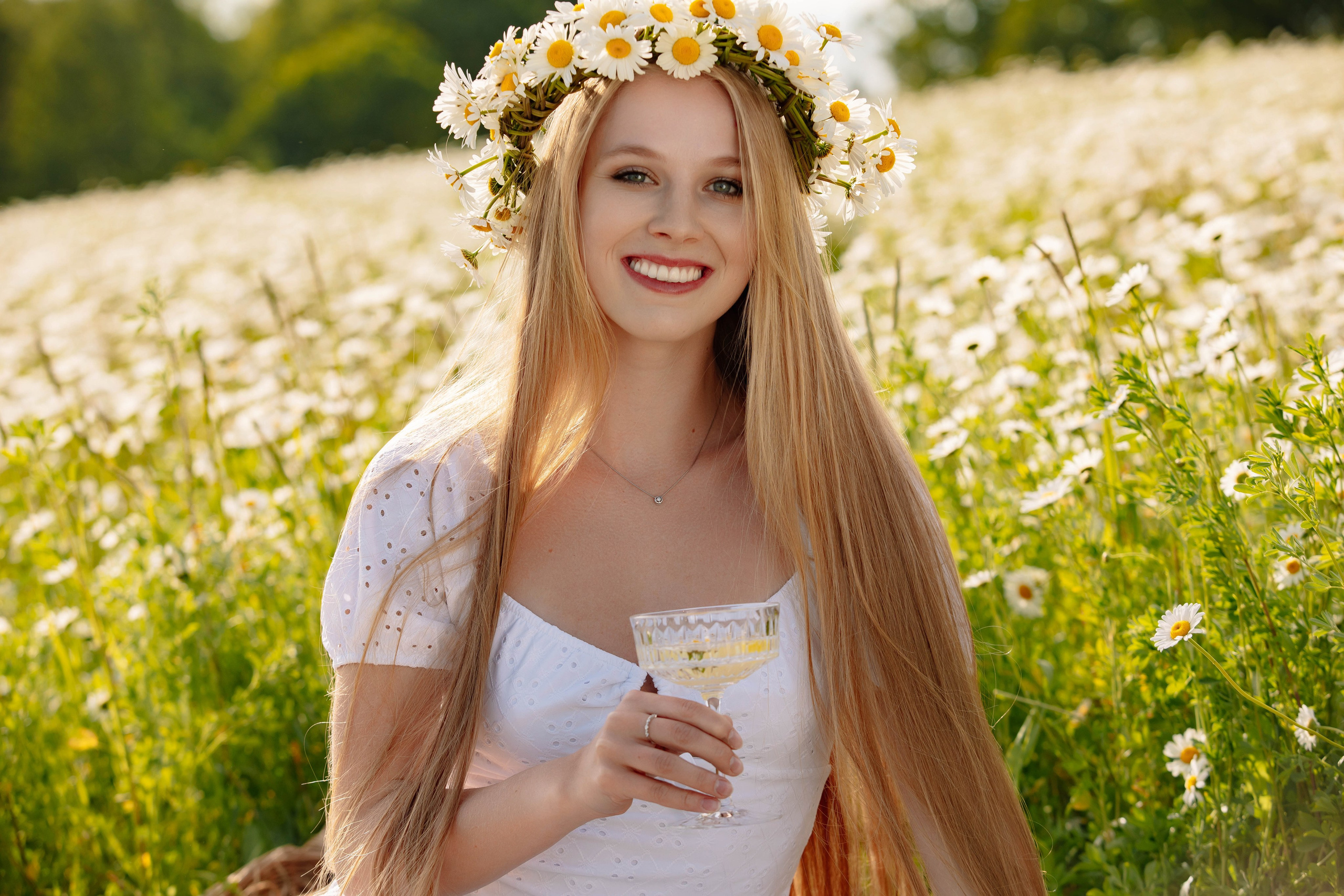 Ромашковое поле. Фотограф в Москве Яна Полосина