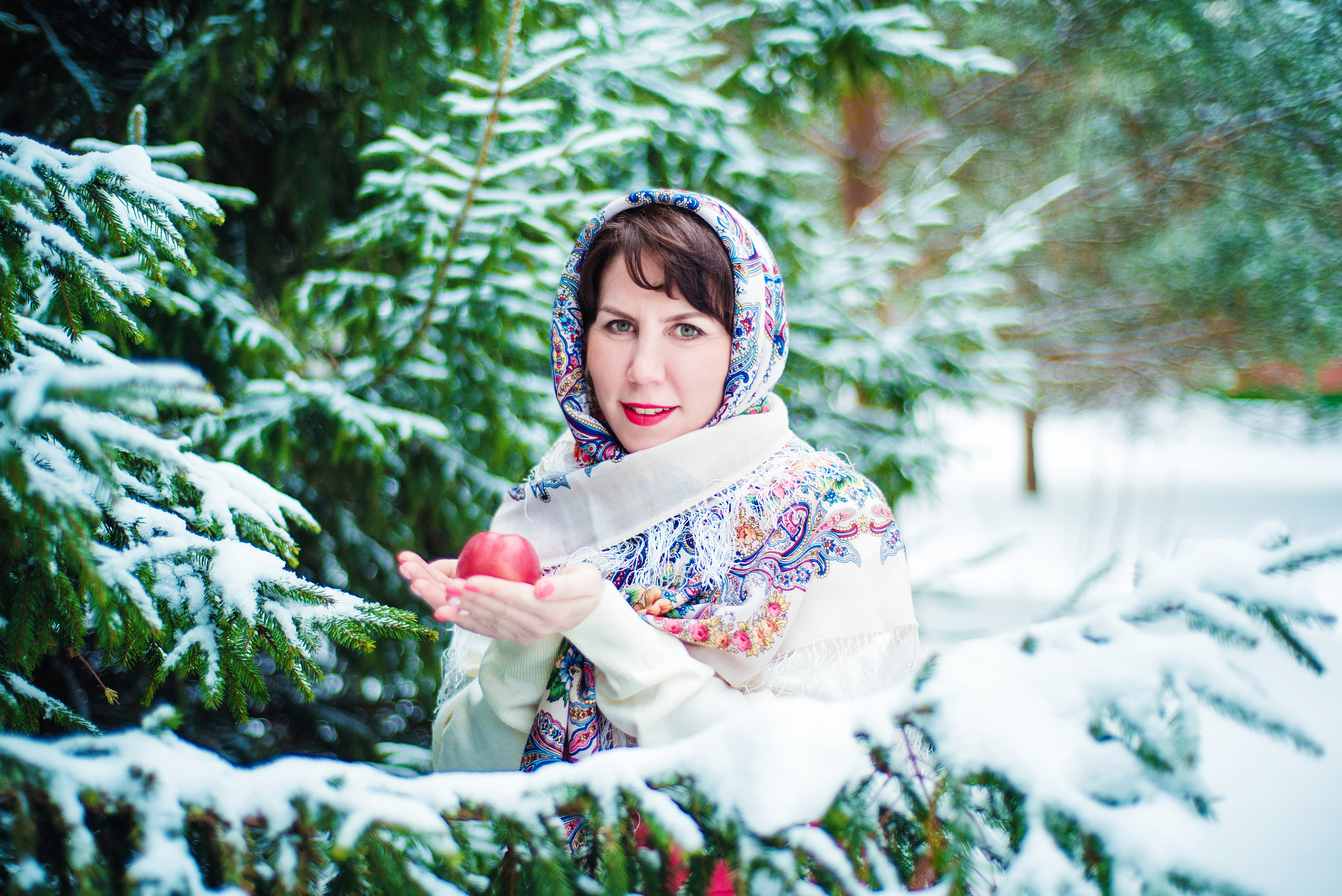 Зимняя фотосессия на природе. Ваш фотограф в Москве