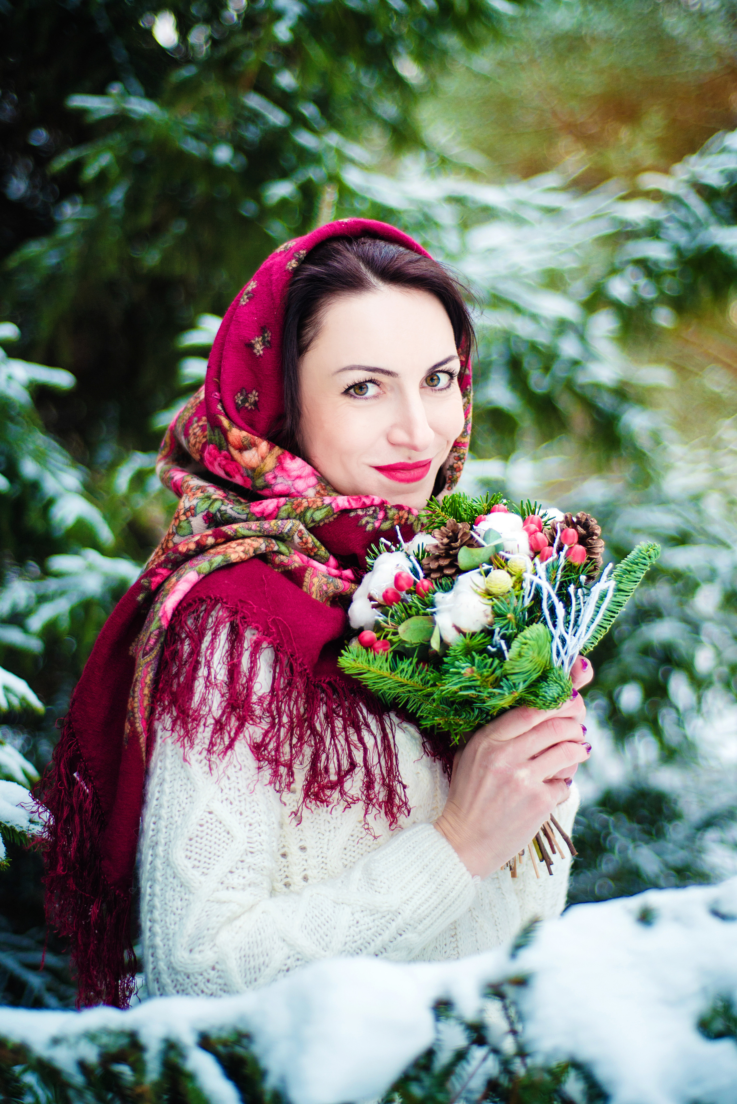 Зимняя фотосессия на природе. Ваш фотограф в Москве