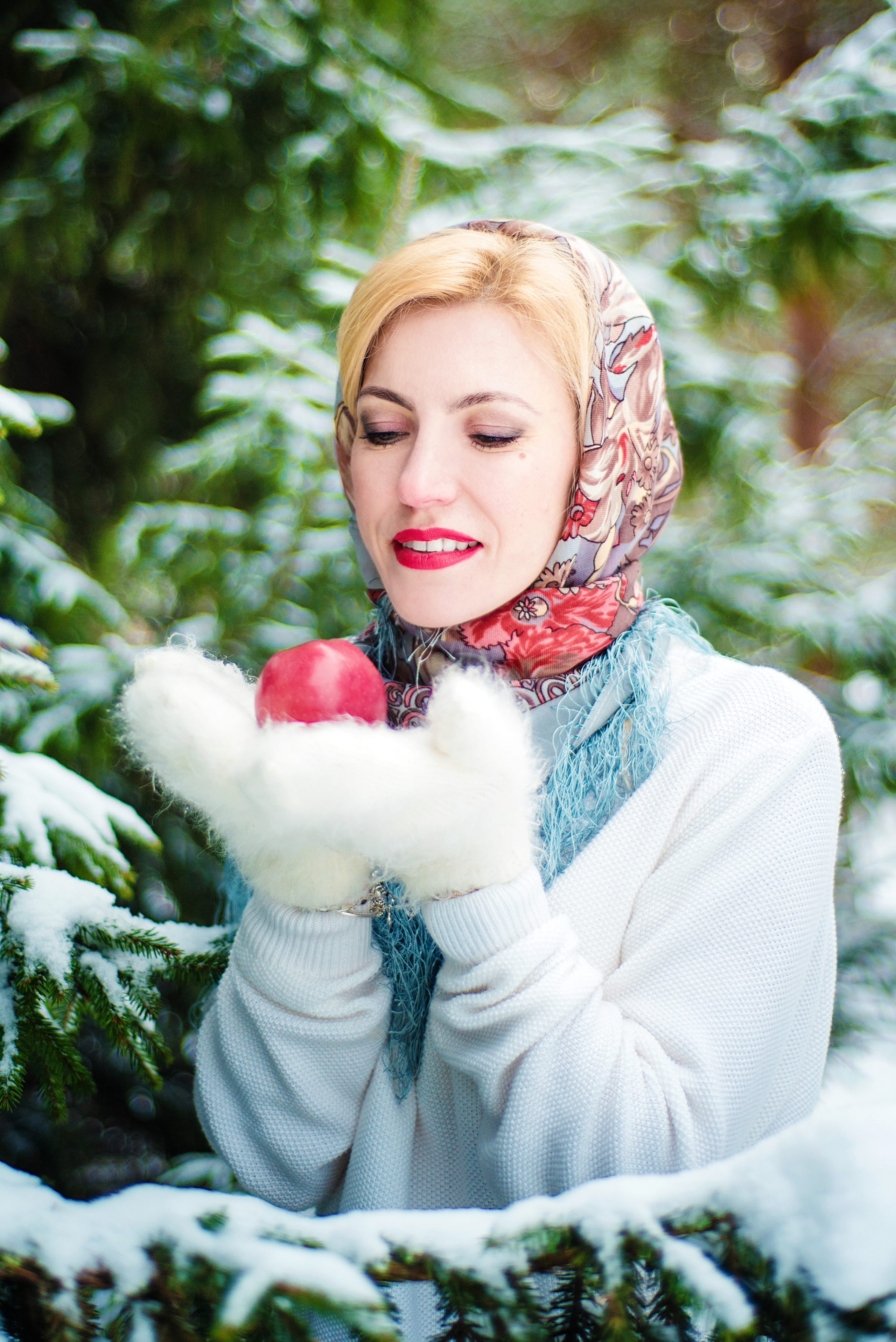 Зимняя фотосессия на природе. Ваш фотограф в Москве
