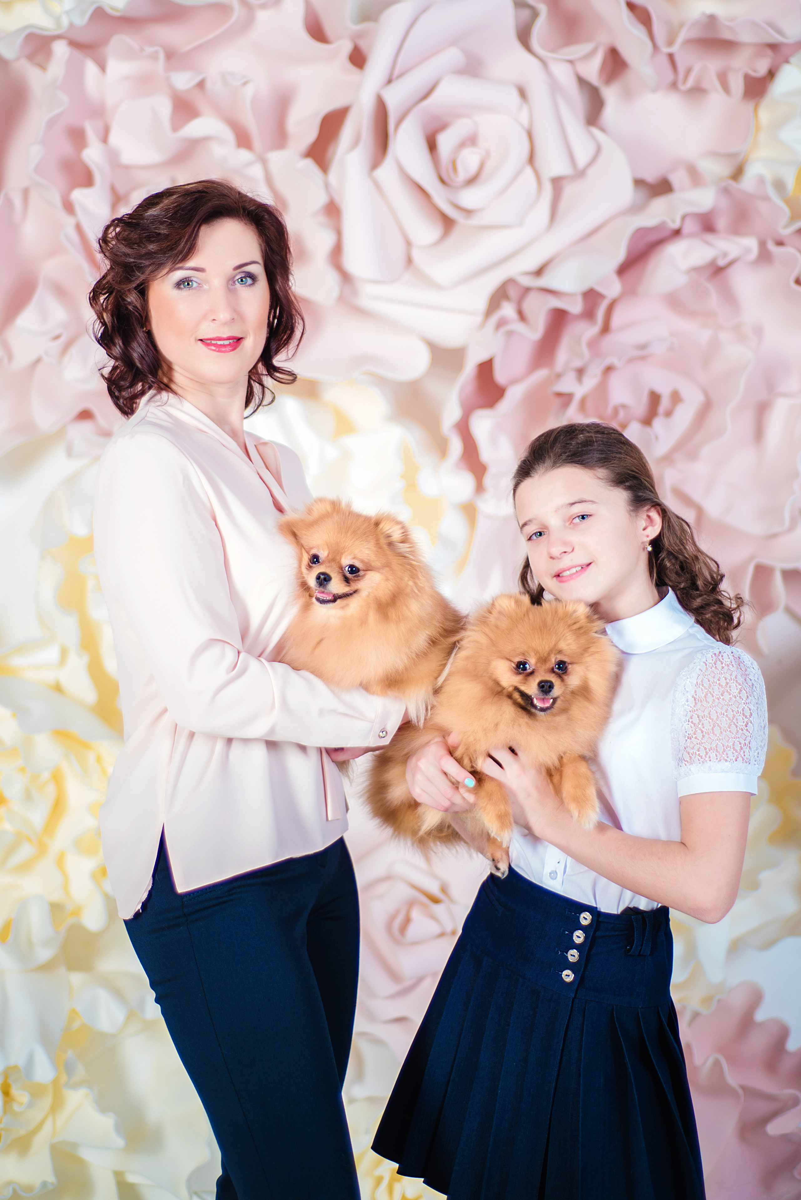 Студийная фотосессия для мамы с дочкой. Ваш фотограф в Москве