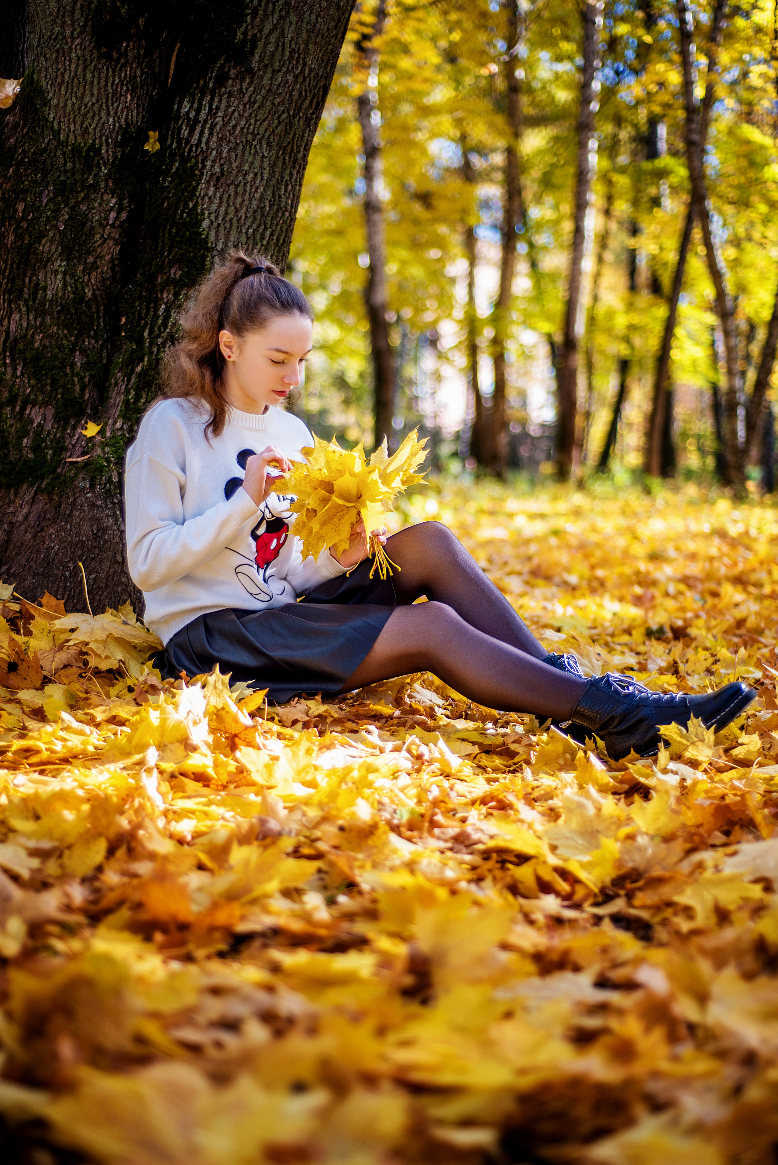 Фотодень в осеннем парке. Ваш фотограф в Москве