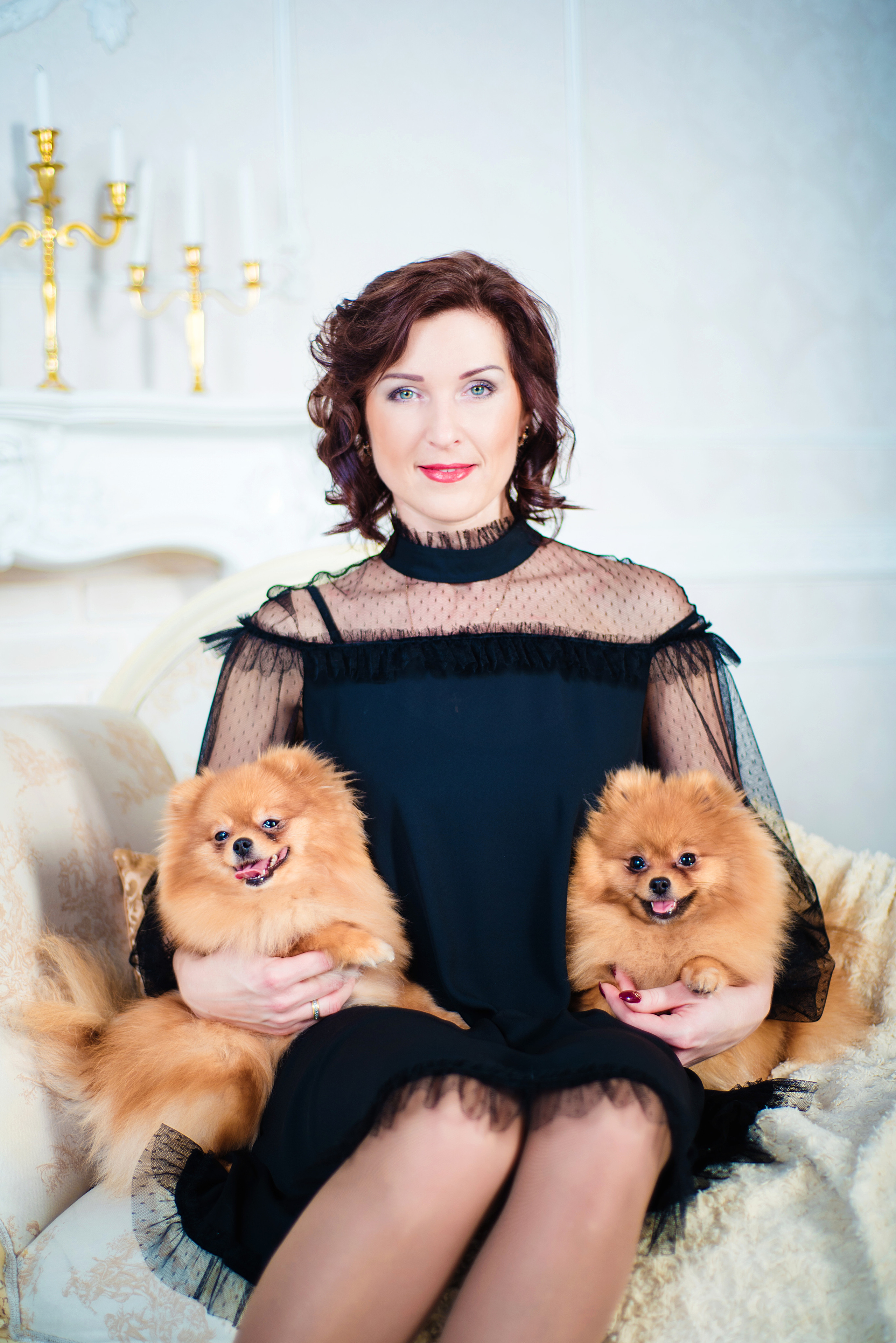 Студийная фотосессия для мамы с дочкой. Ваш фотограф в Москве