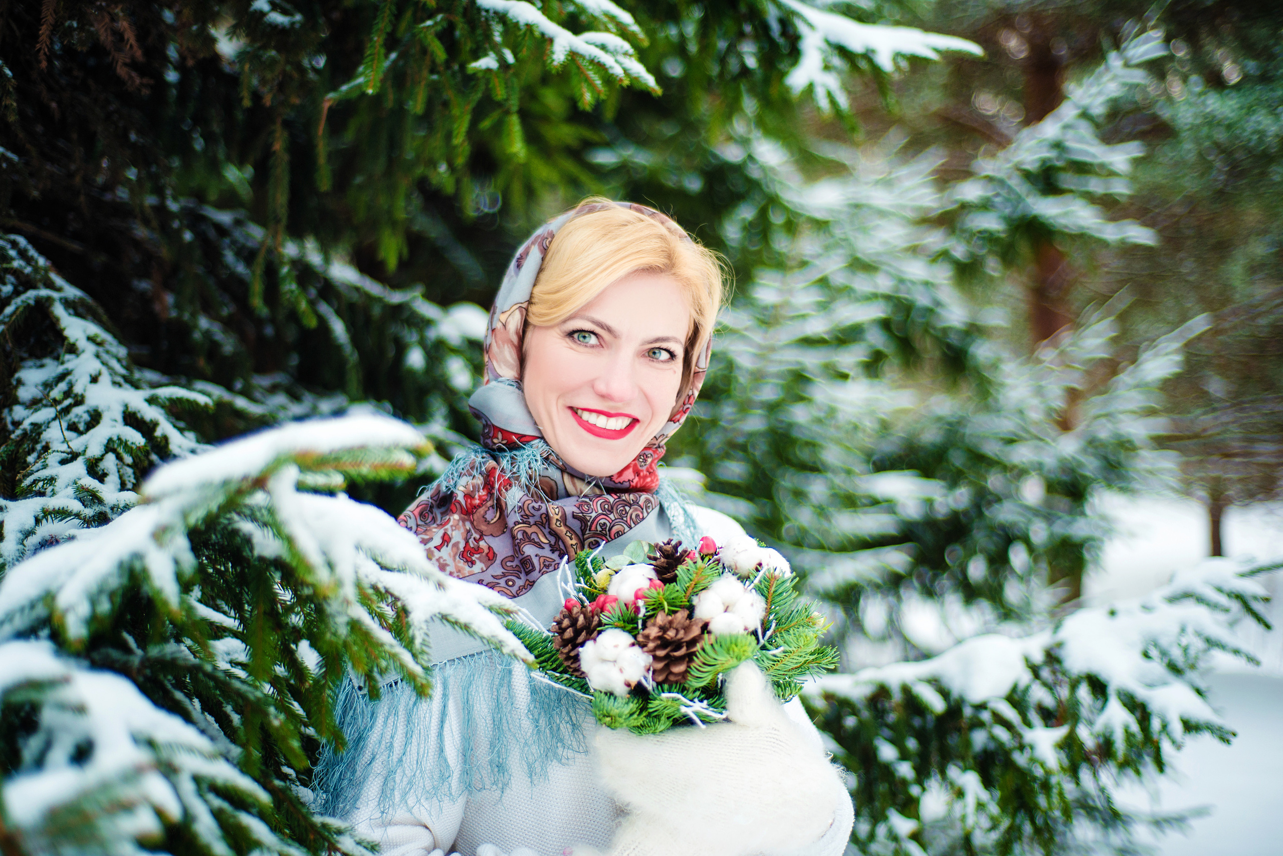 Зимняя фотосессия на природе. Ваш фотограф в Москве