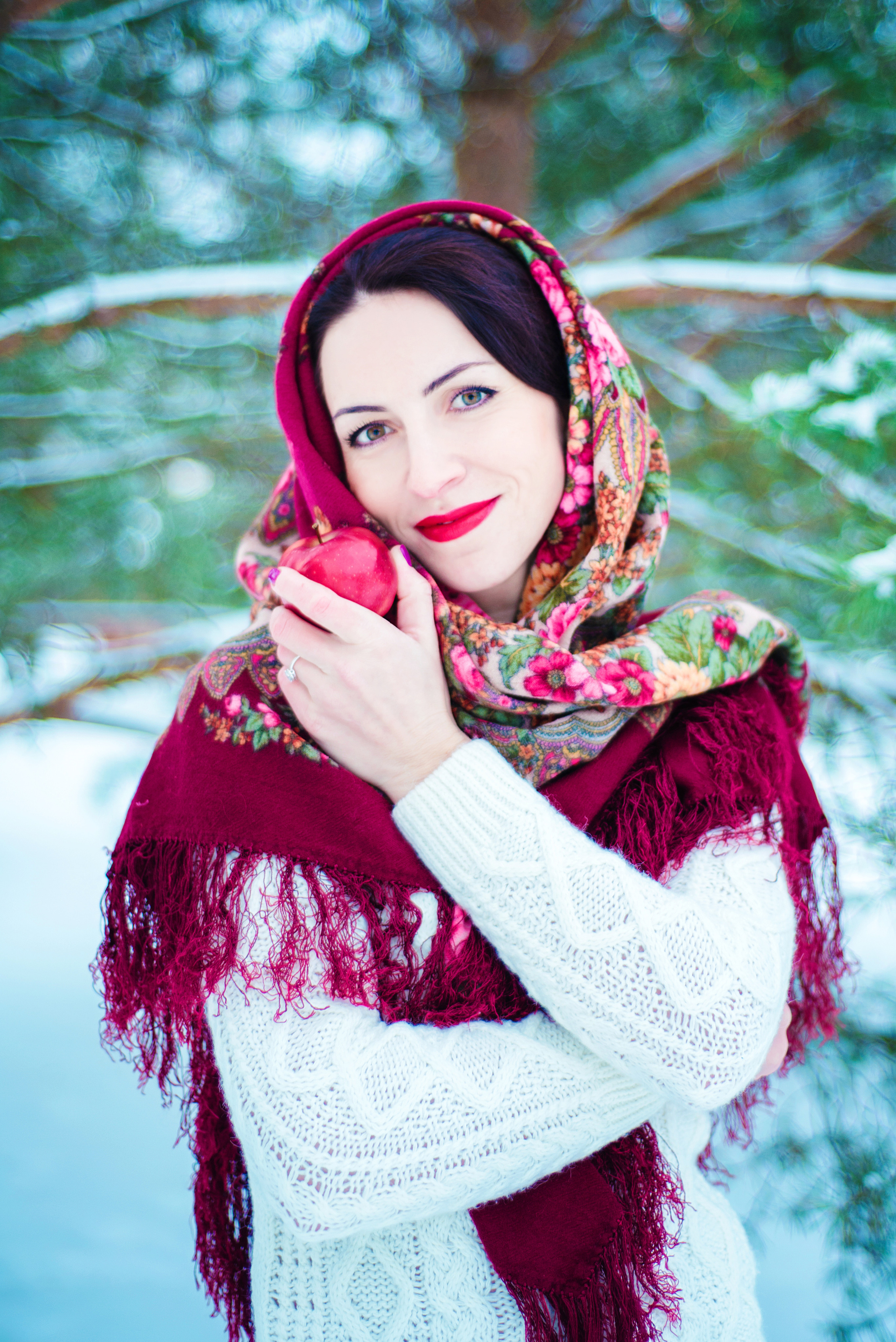 Зимняя фотосессия на природе. Ваш фотограф в Москве