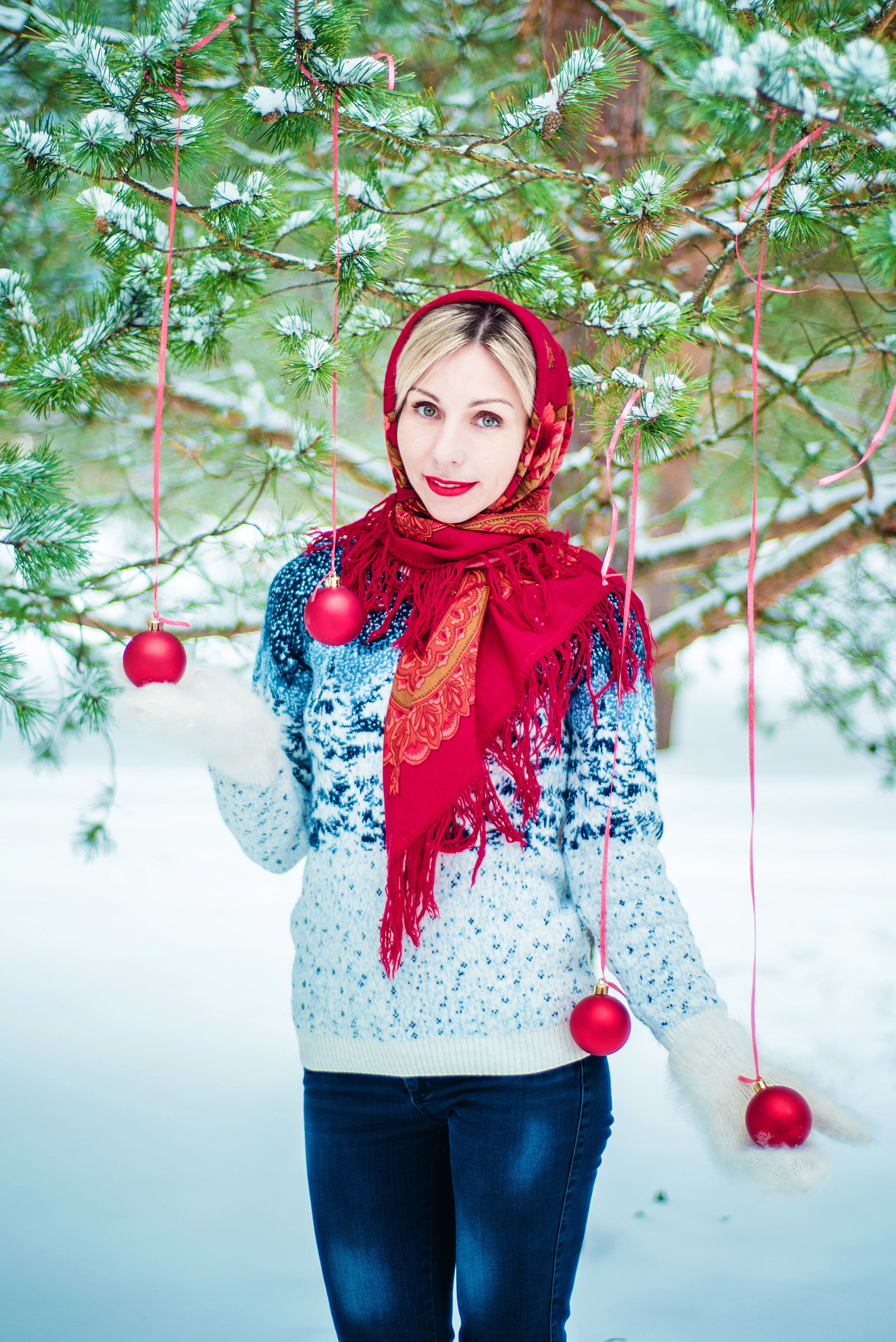 Зимняя фотосессия на природе. Ваш фотограф в Москве