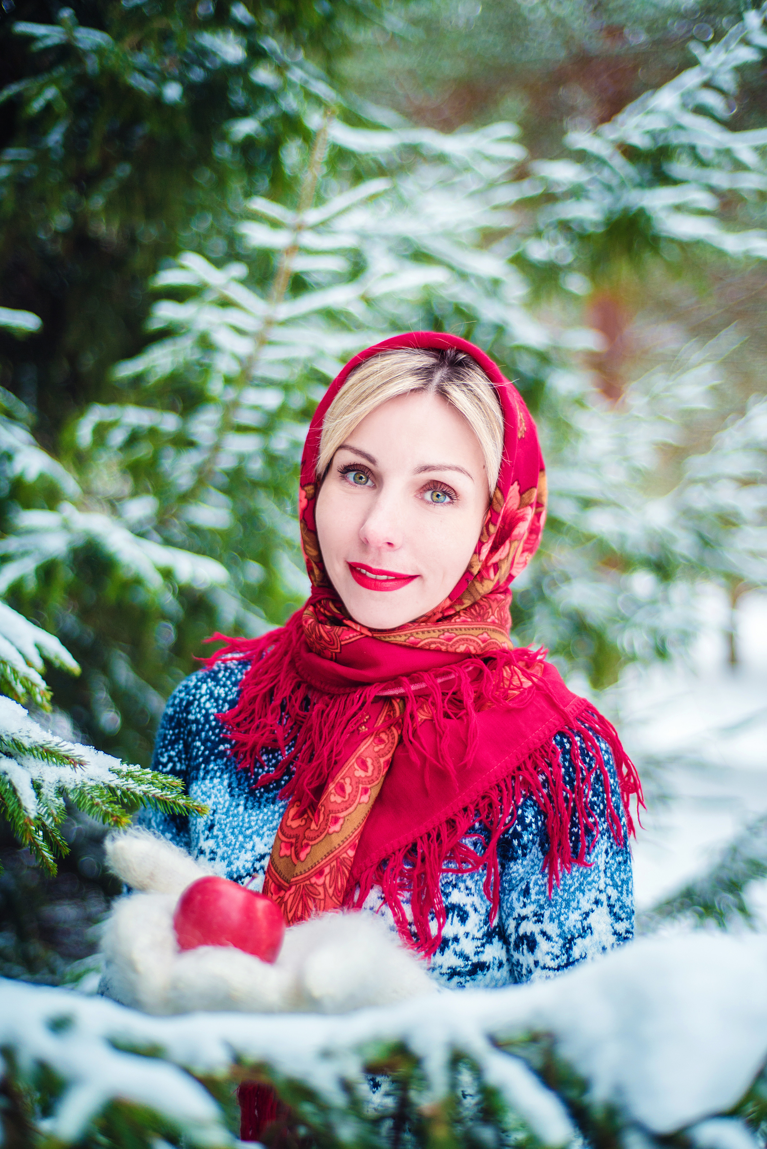 Зимняя фотосессия на природе. Ваш фотограф в Москве