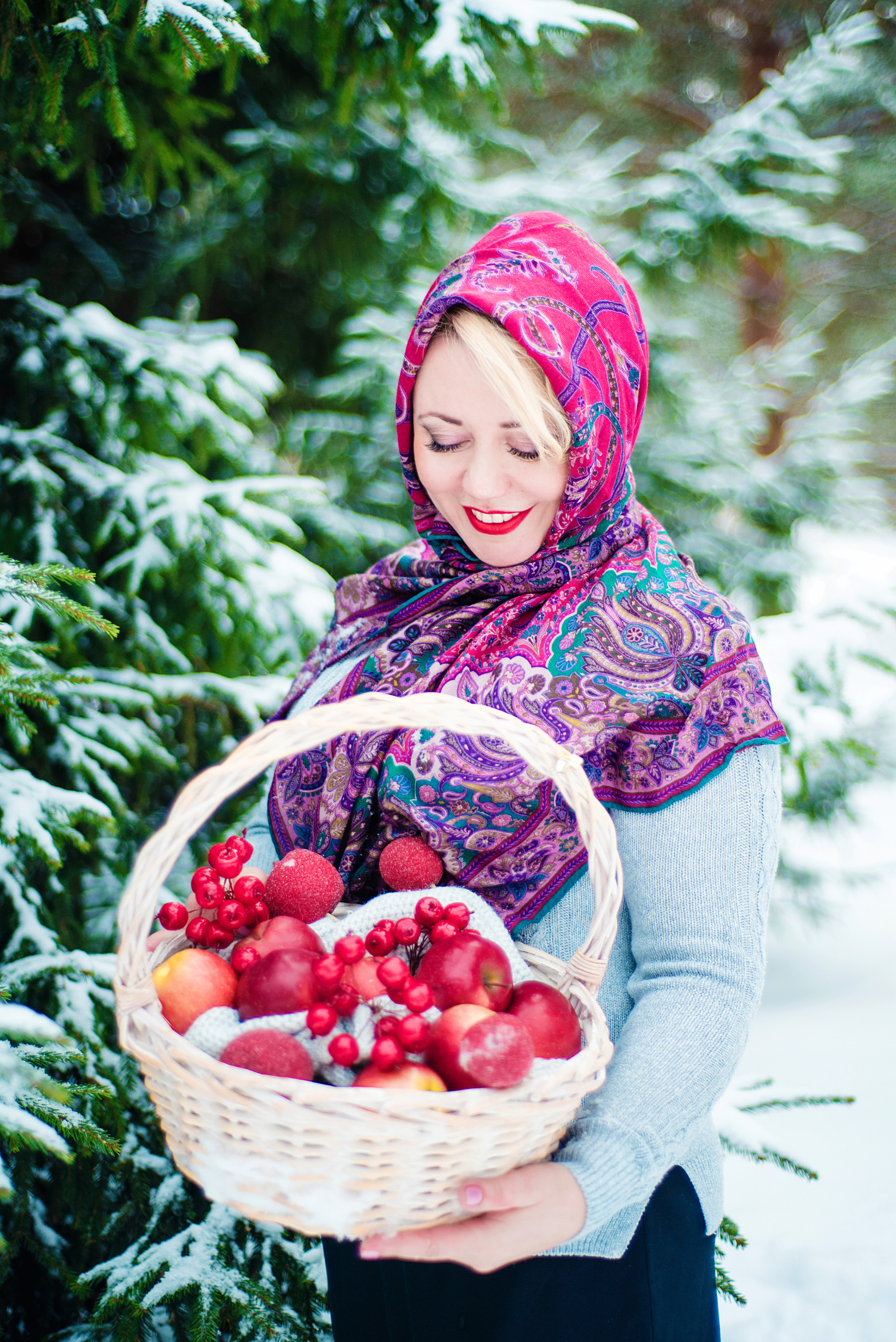 Зимняя фотосессия на природе. Ваш фотограф в Москве