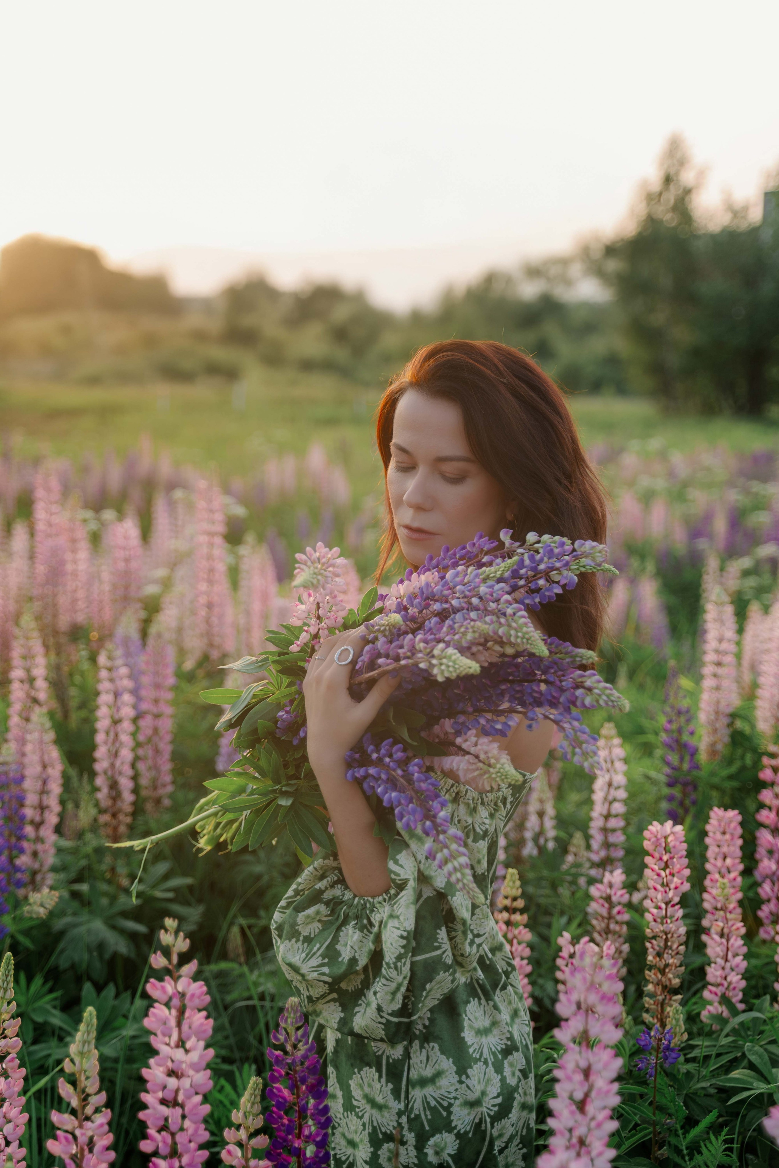 Наташа и люпины. Фотограф и видеограф в Москве и Абу Даби Мария Кулагина