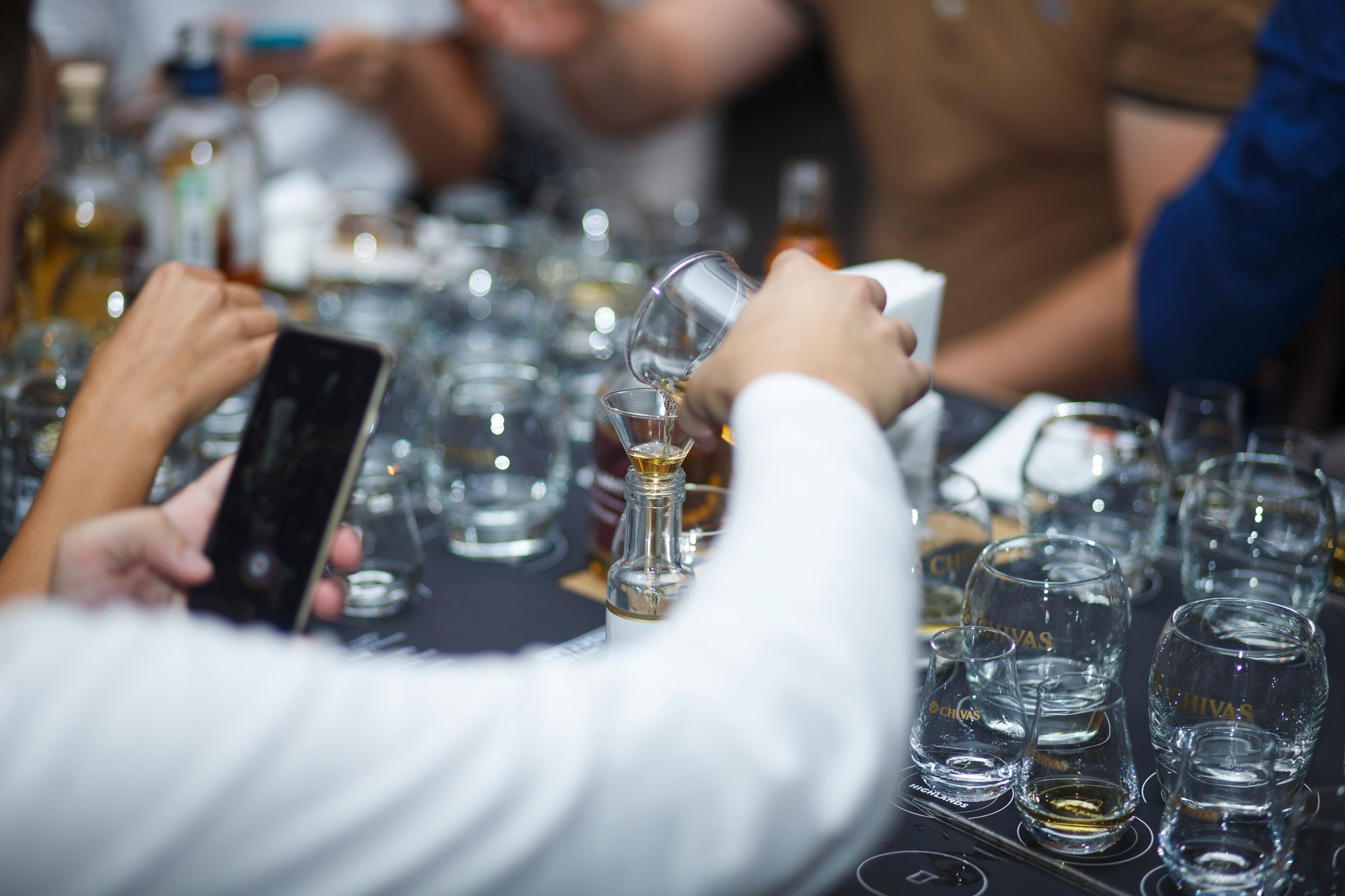 Dinner Chivas. Reportage and staged photographer Natalia Sannikova