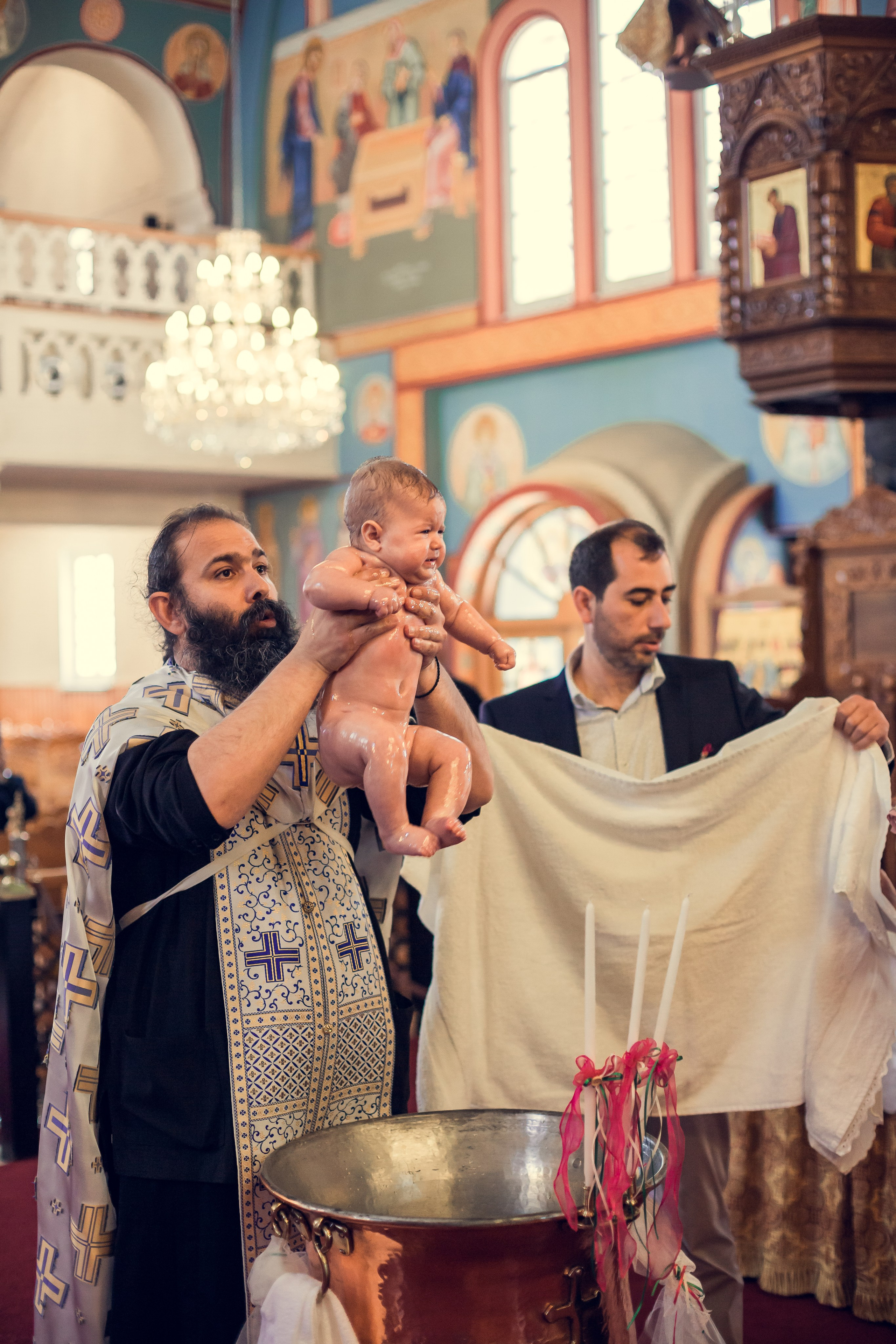 Крещение Марианны на Кипре. Семейный фотограф Николаева Ольга