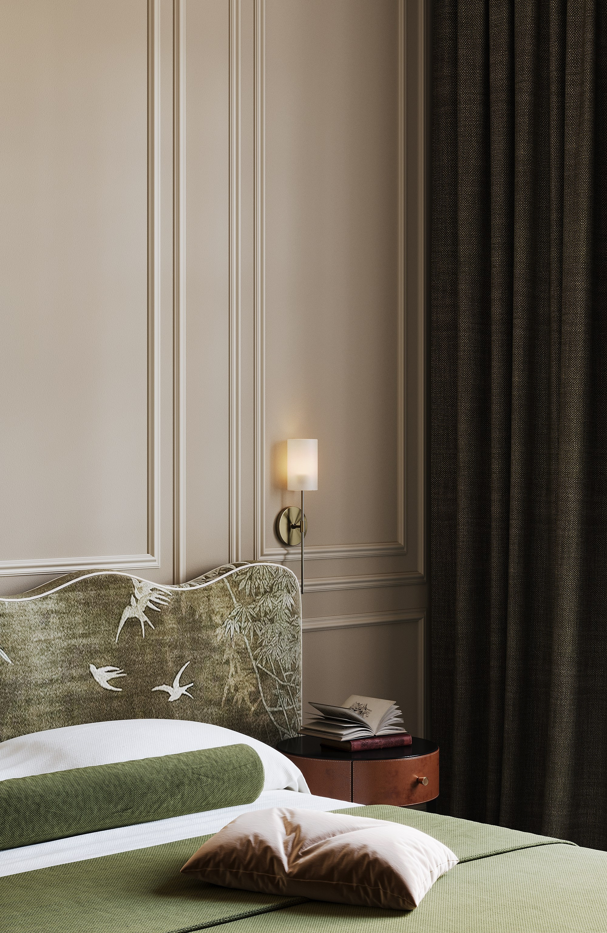 18 m² СПАЛЬНЯ. 3d визуализатор