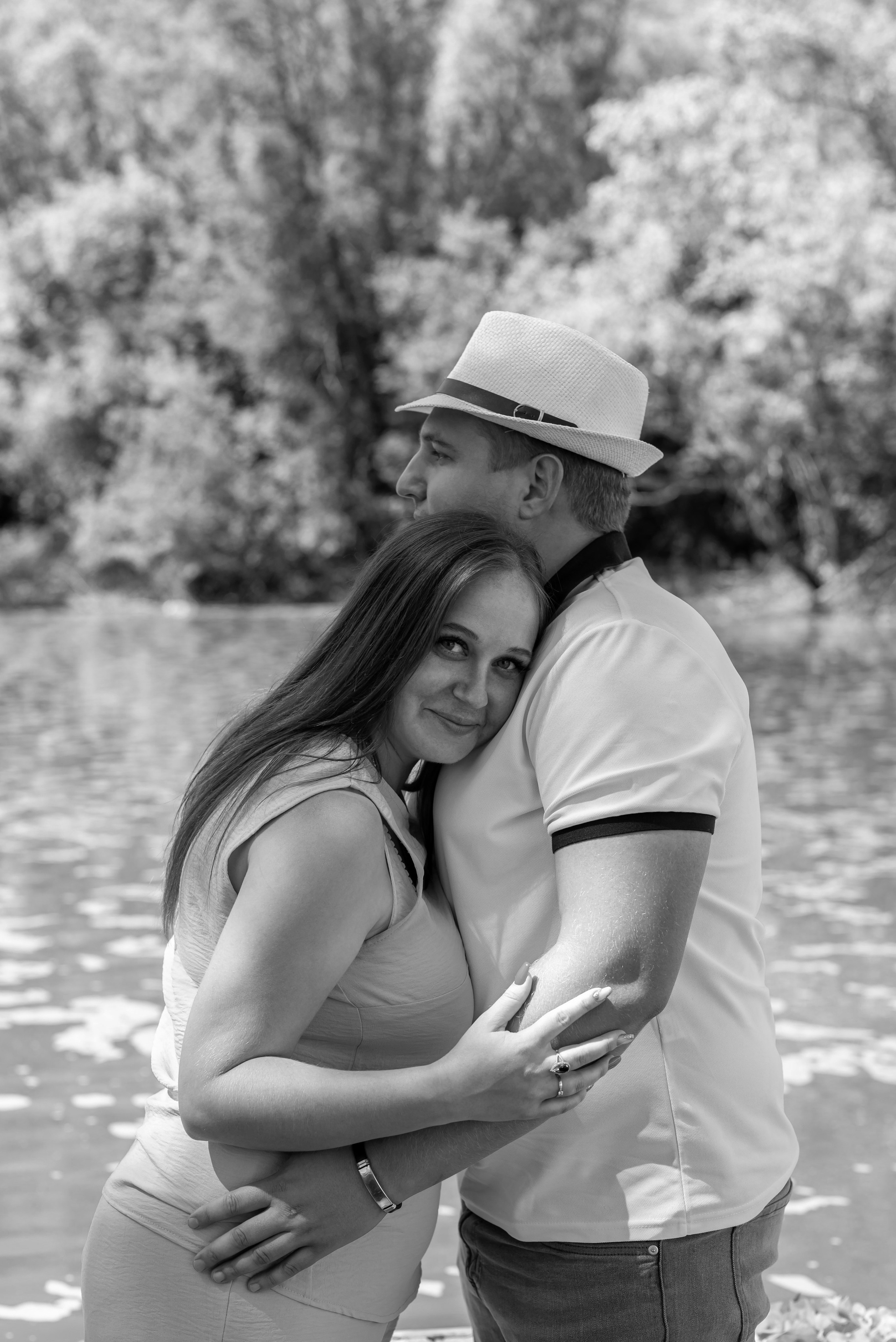 Фотопроект на лодке с голубыми гортензиями. Фотограф в городе Салават