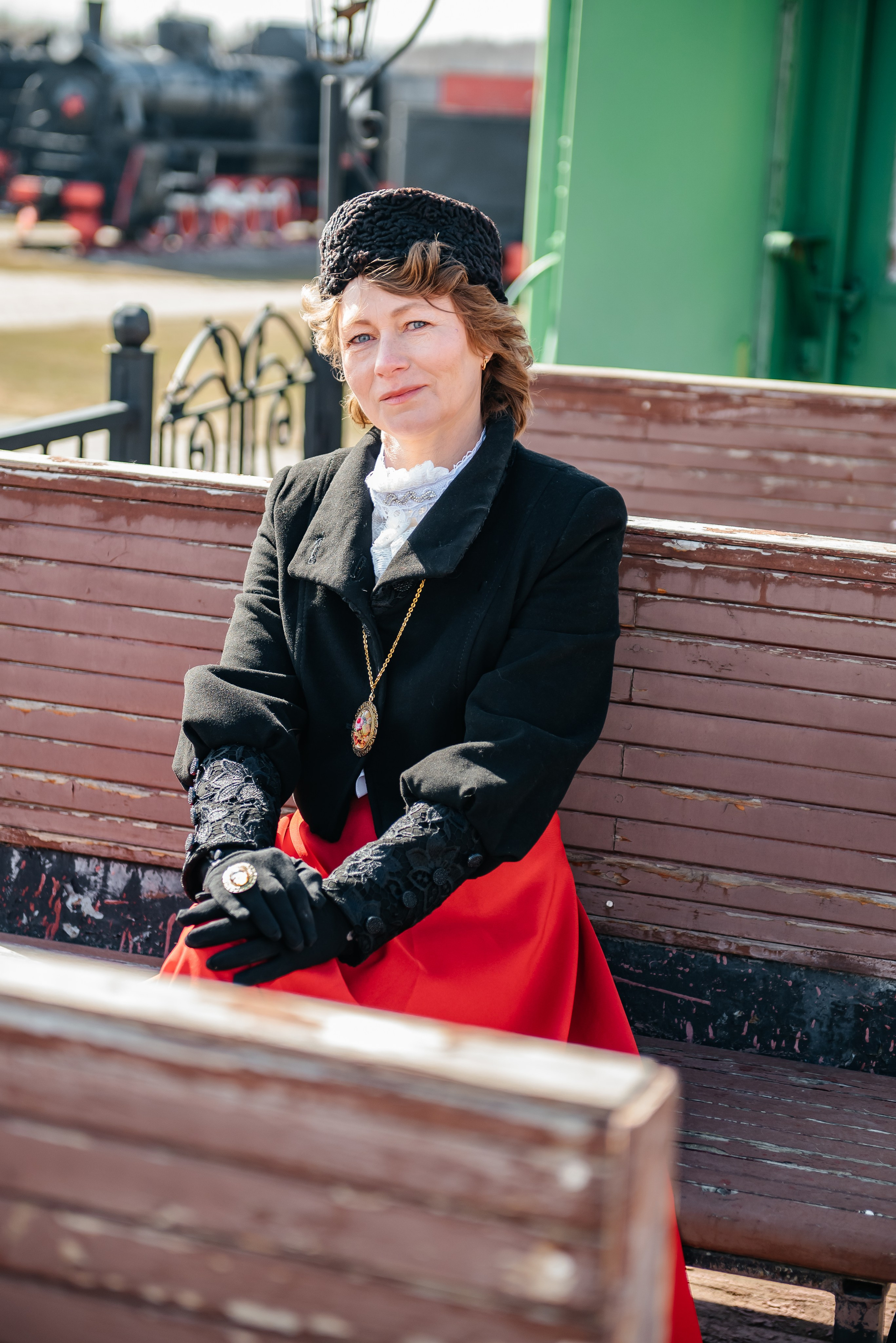 Наталья и Ретропоезд. Свадебный и семейный фотограф в Дзержинске Екатерина Шулакова