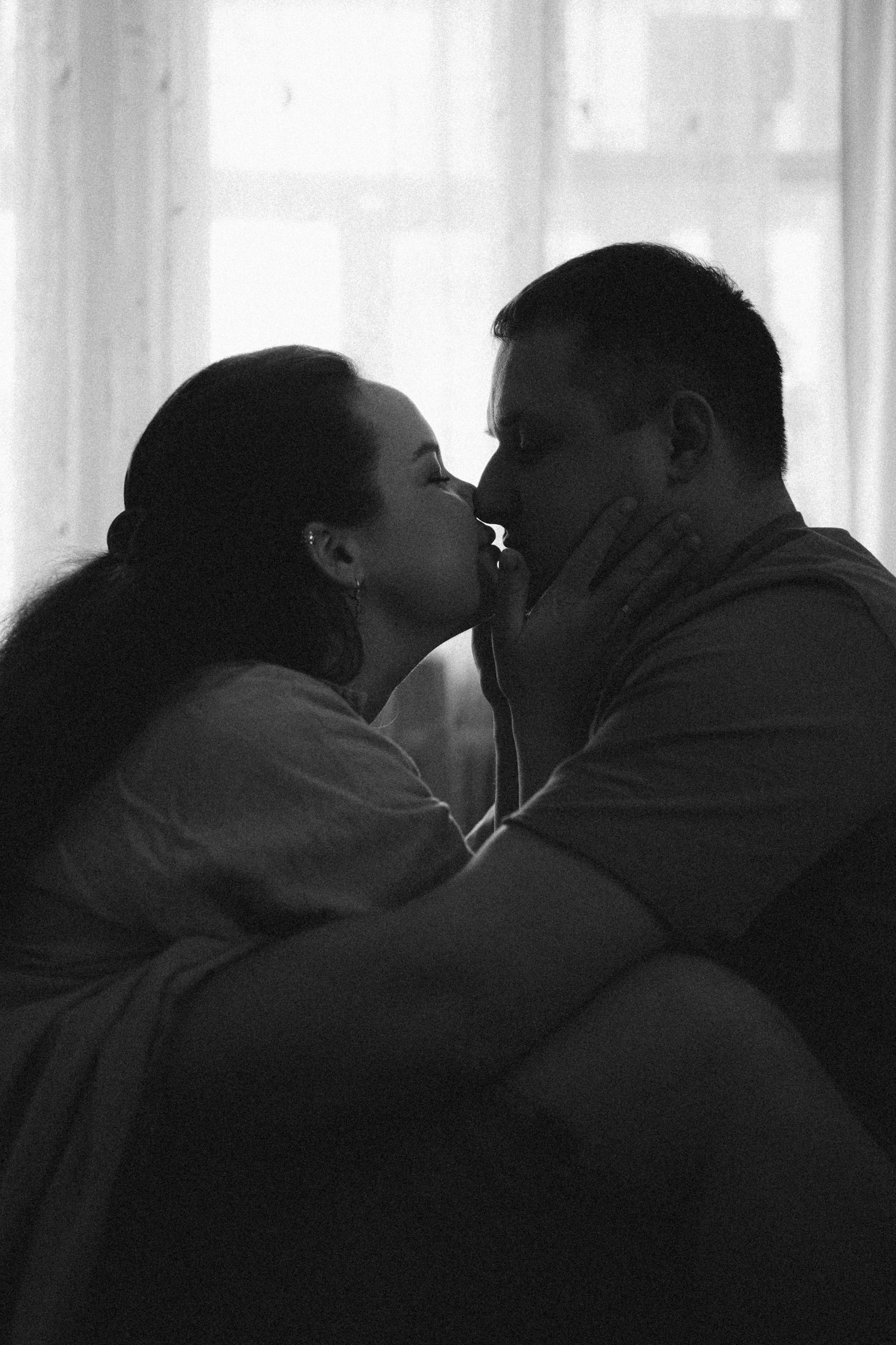 Вика, Женя и Ника. Семейный фотограф • Домашние съемки в Нижнем Новгороде