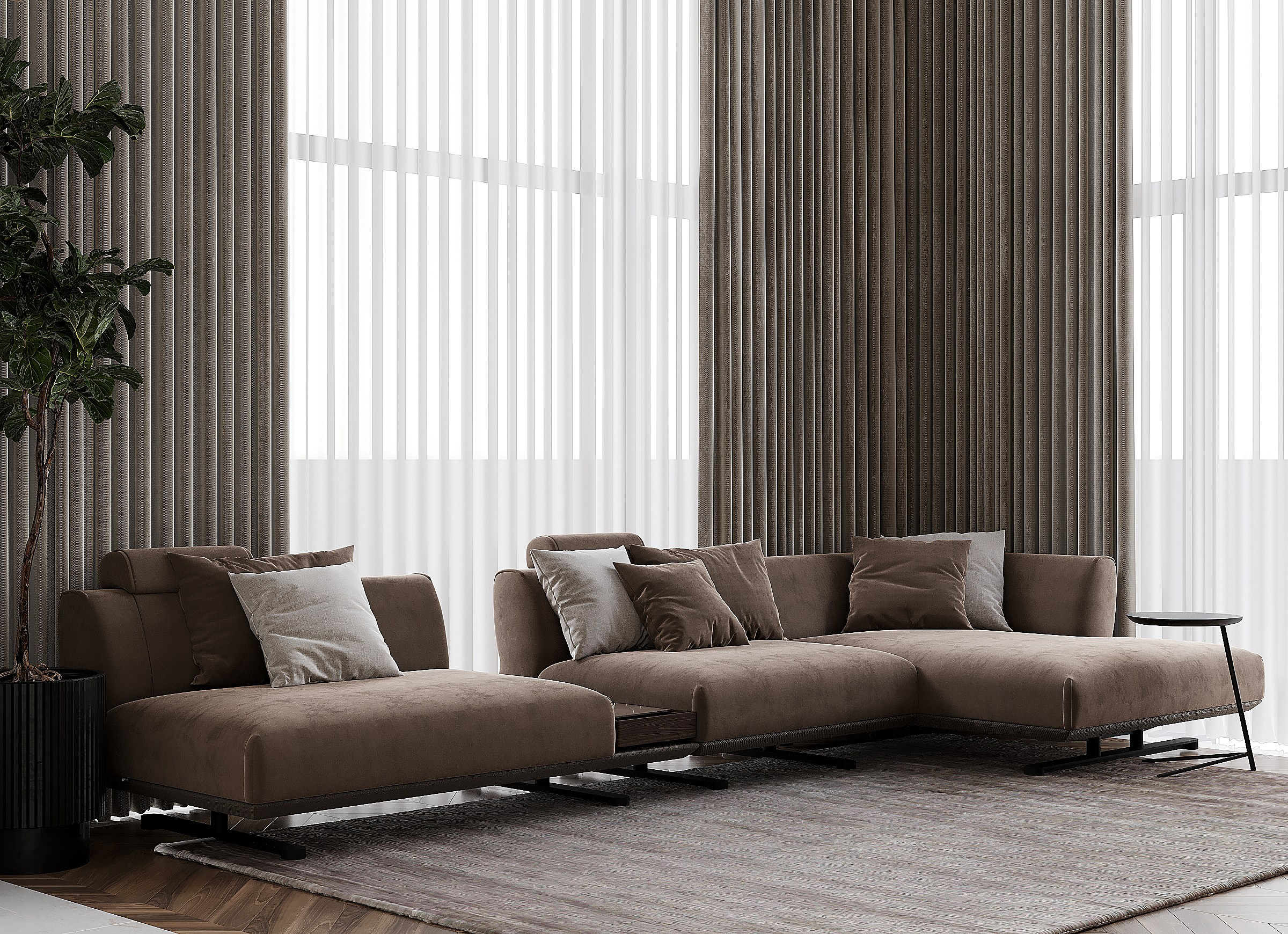 Жилой дом НОВЫЕ ВЁШКИ, 360 м² | МОСКВА. Design interior-Samsonyan R