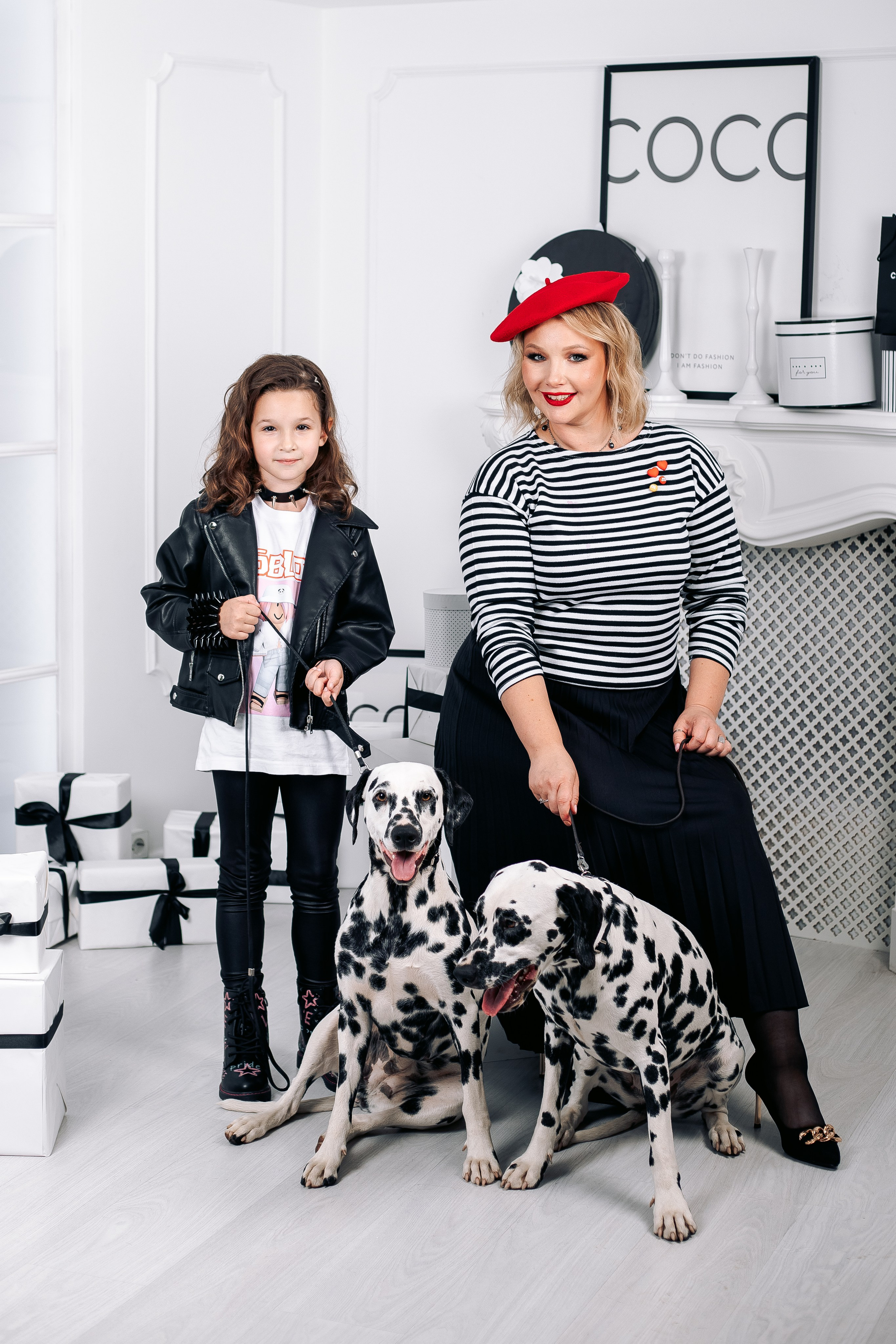 Фотосессия с далматинцами в фотостудии. Фотограф в Санкт-Петербурге, Анна Скворцова