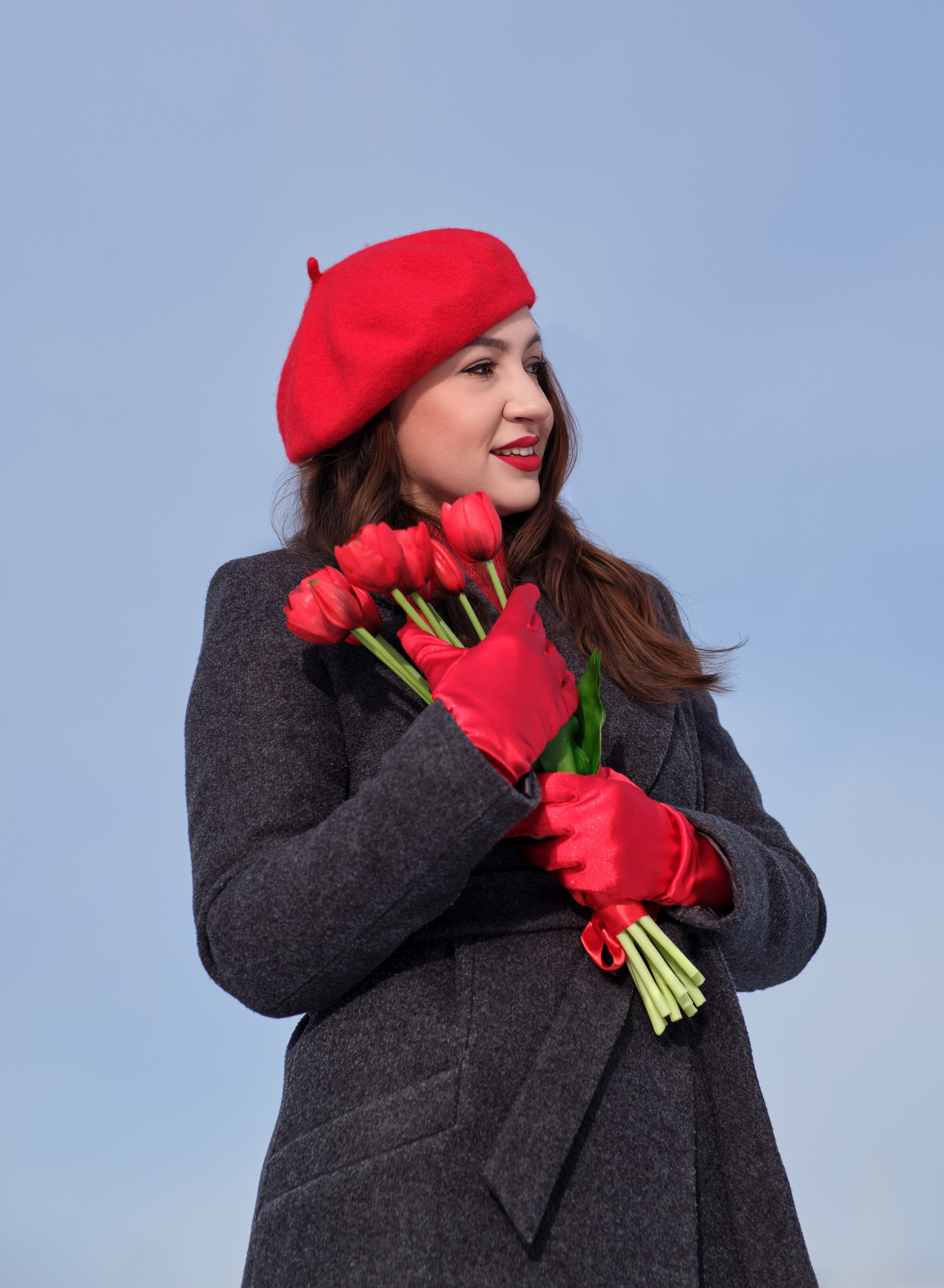 Виктория, яркие краски в белом феврале