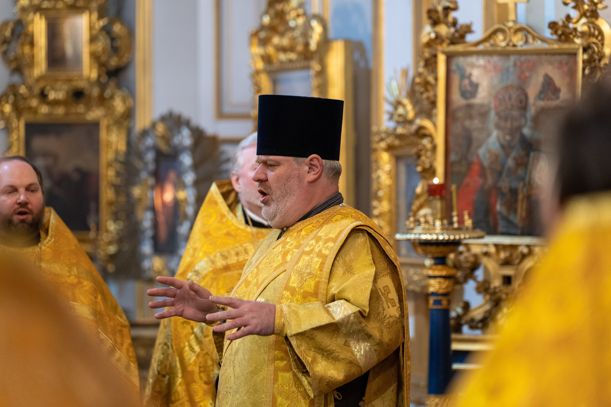 Великая вечерня. Чин прощения. НИКОЛО-БОГОЯВЛЕНСКИЙ МОРСКОЙ СОБОР