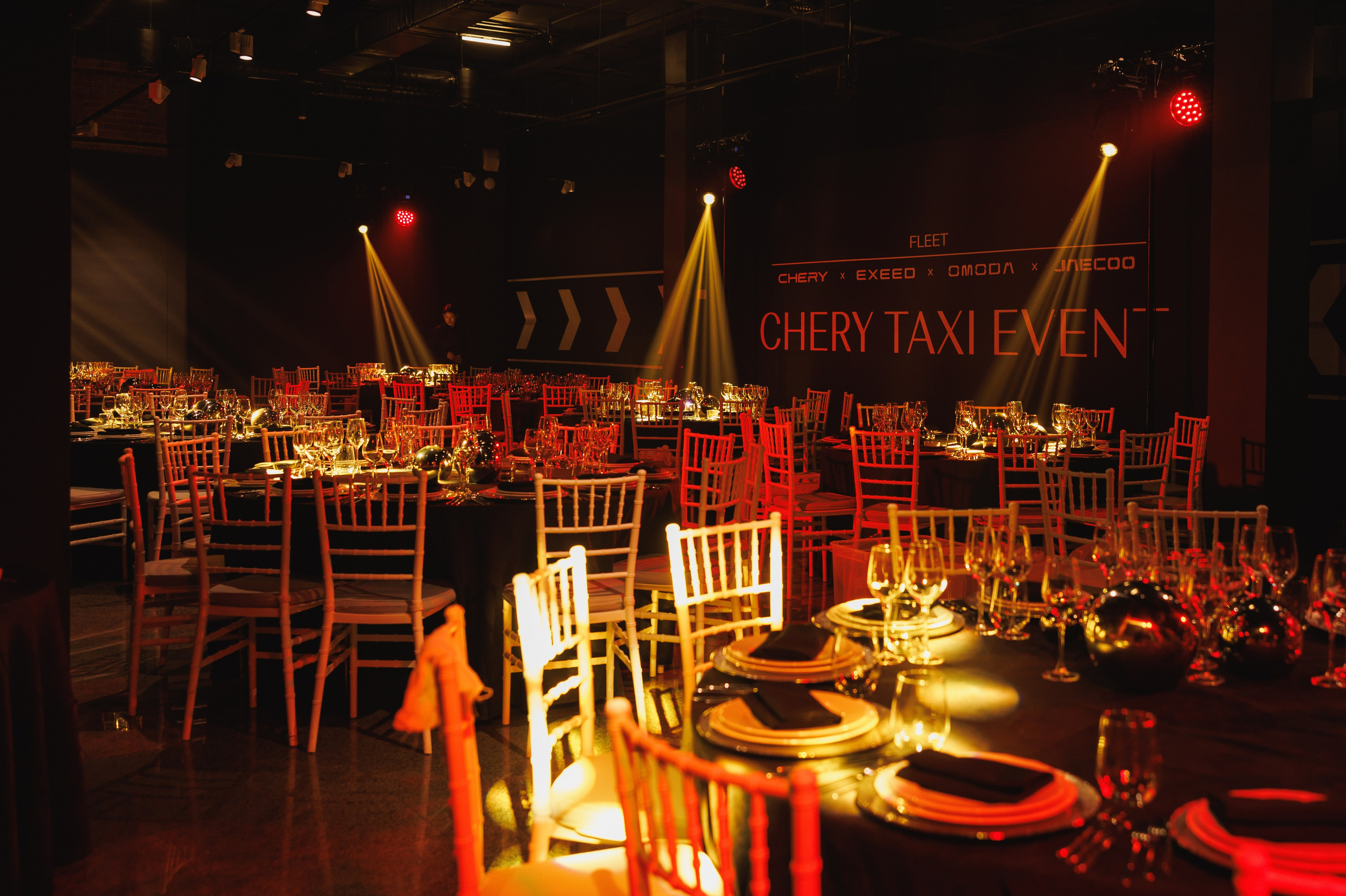 Chery Taxi Event. Rich Event Decor
