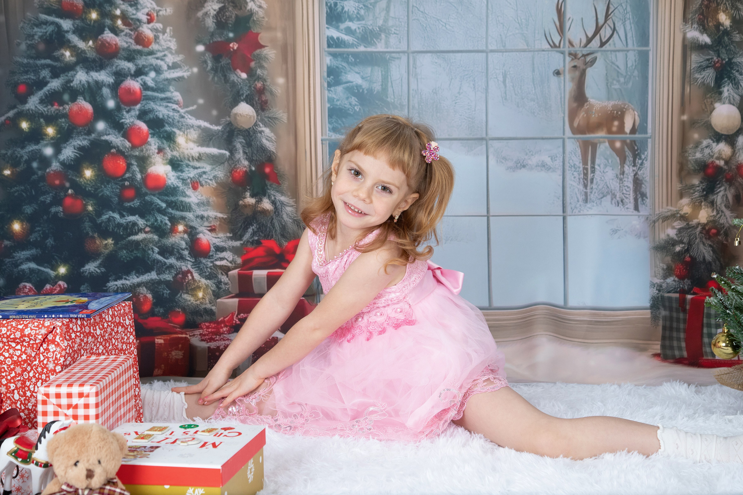 Новогодняя фотосессия «Звонок в рождество». Детская фотостудия «Фоточка» Москва Зеленоград фотопроекты, выпускные альбомы