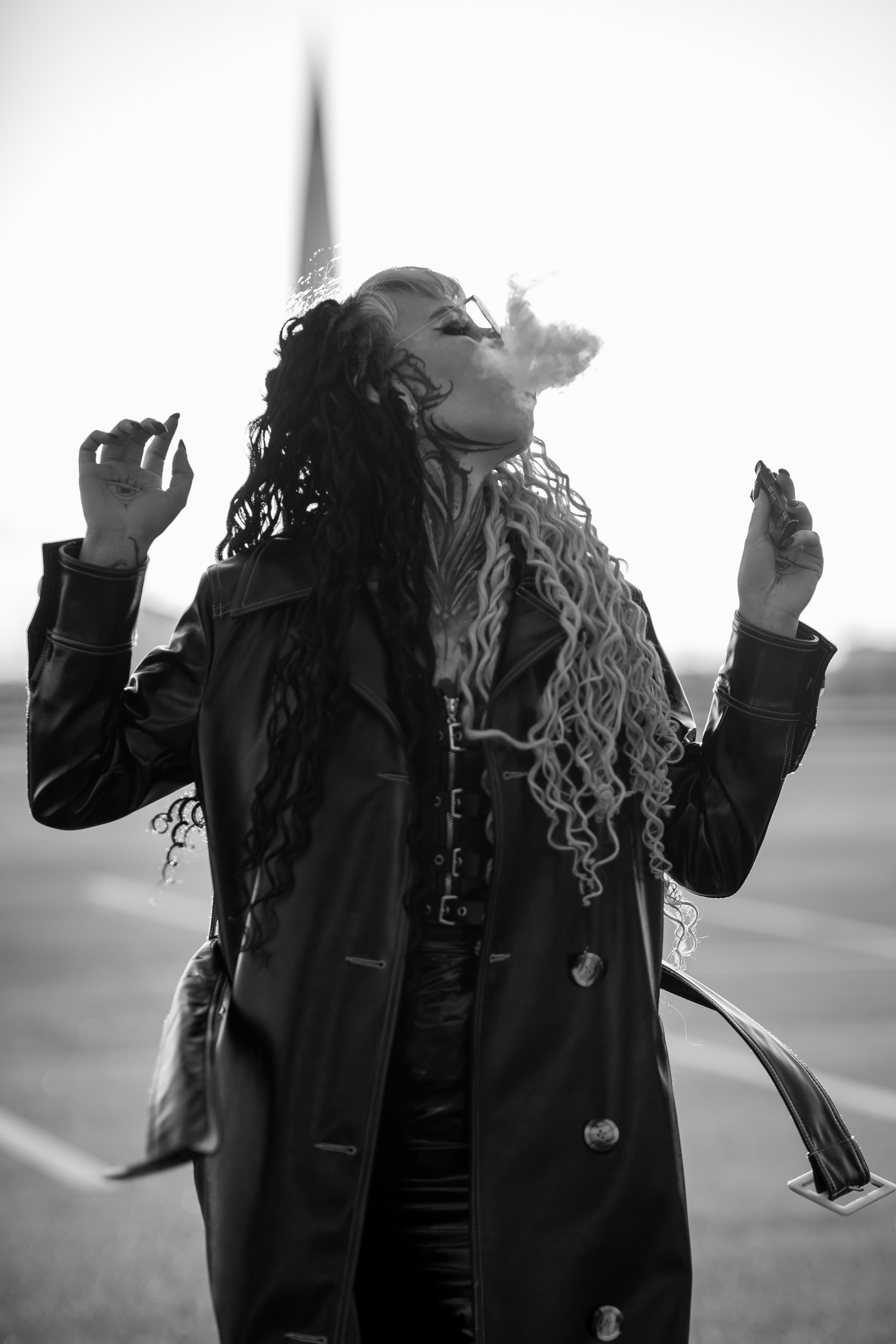 Оля. Паркинг. Портретный фотограф в Санкт-Петербурге Александр Быстрицкий