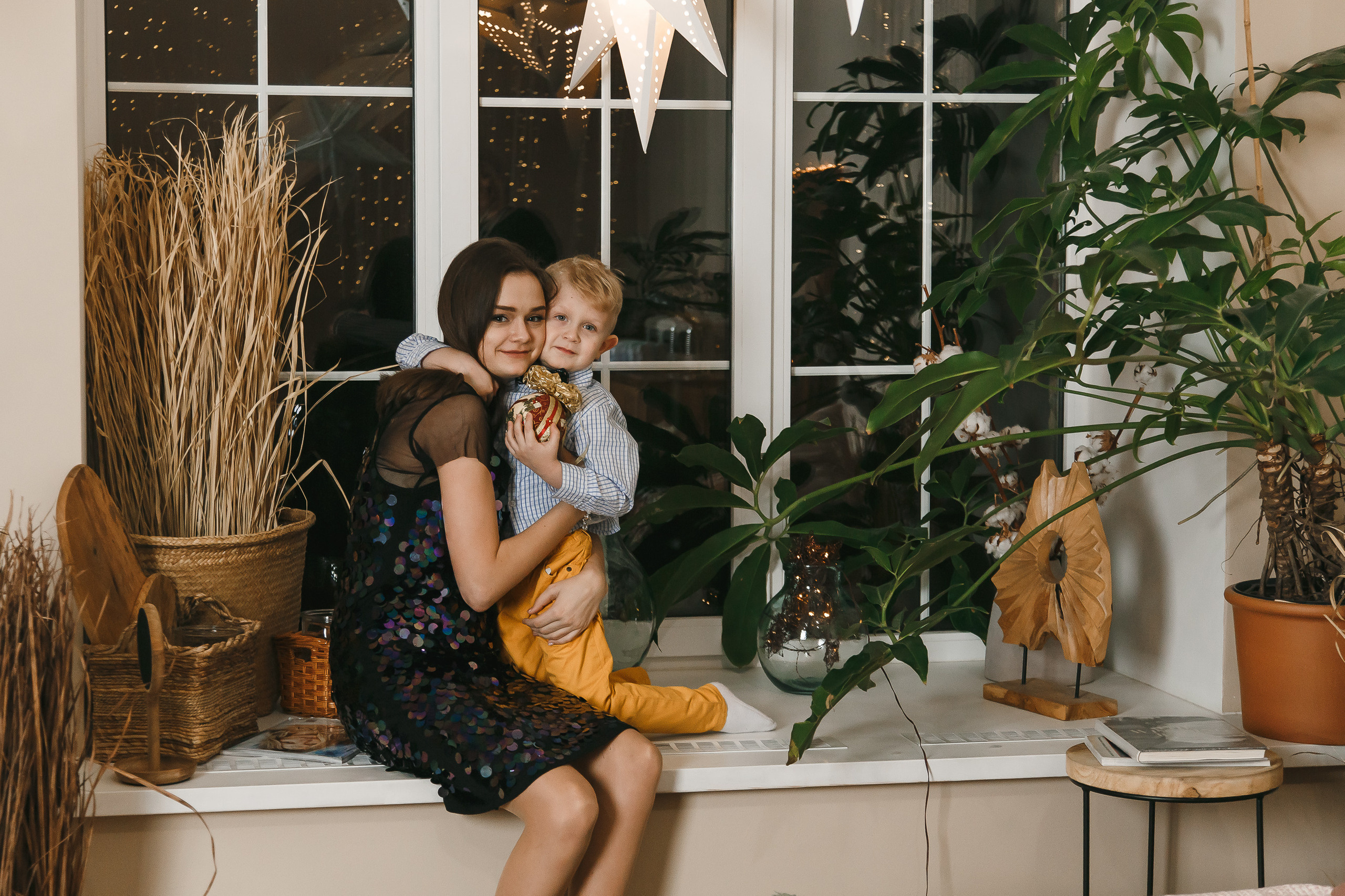 Семейная новогодняя фотосессия