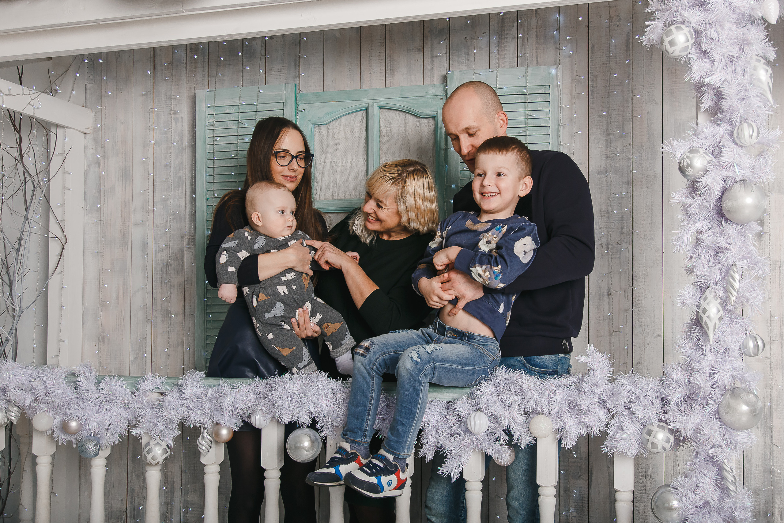 Новогодняя фотосессия в студии Мапед