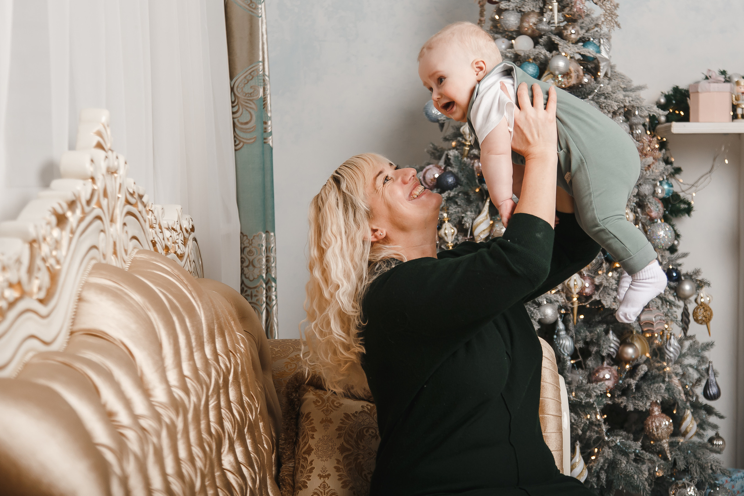 Новогодняя фотосессия в студии Мапед