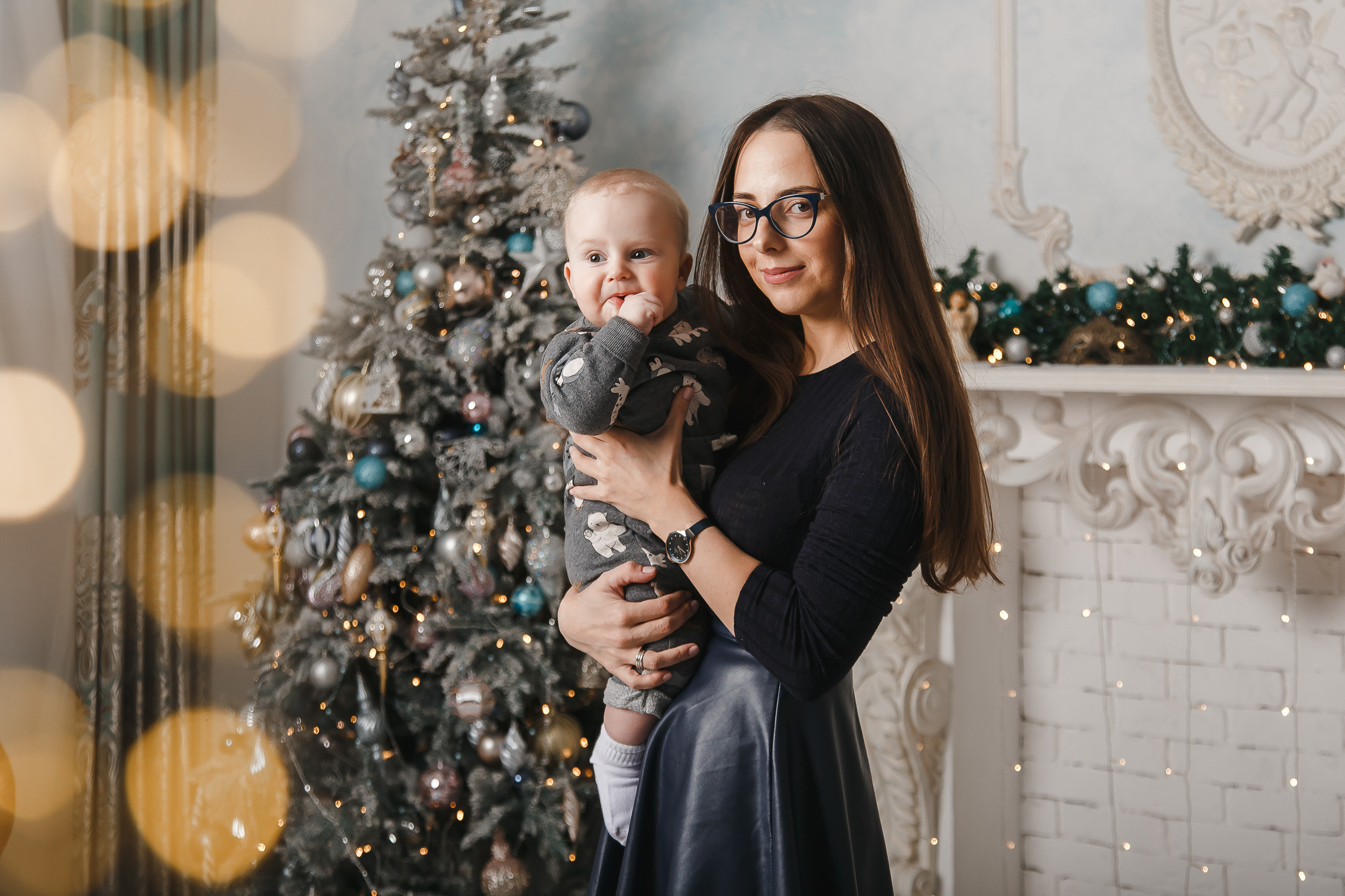 Новогодняя фотосессия в студии Мапед