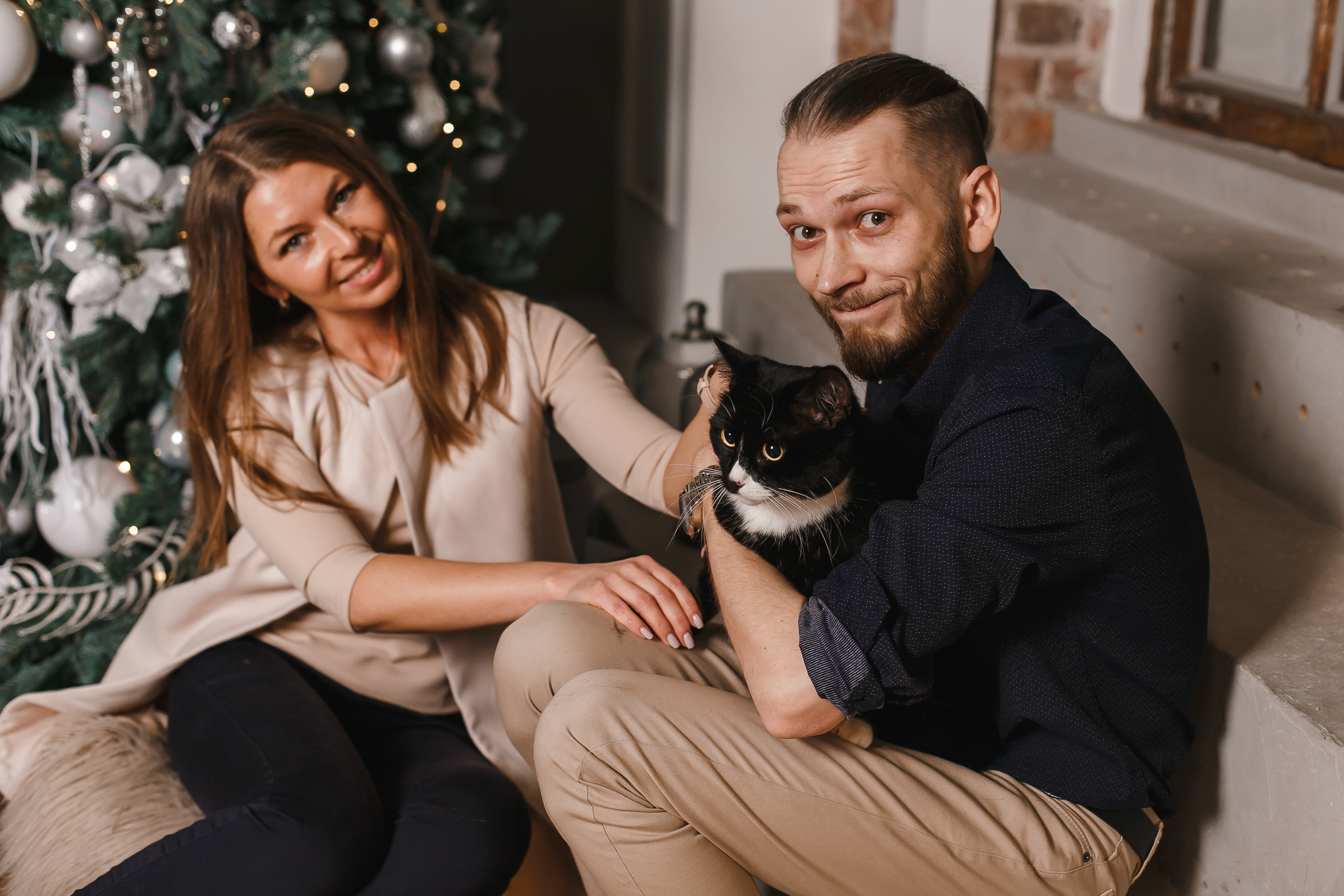 Новогодняя фотосессия лавстори