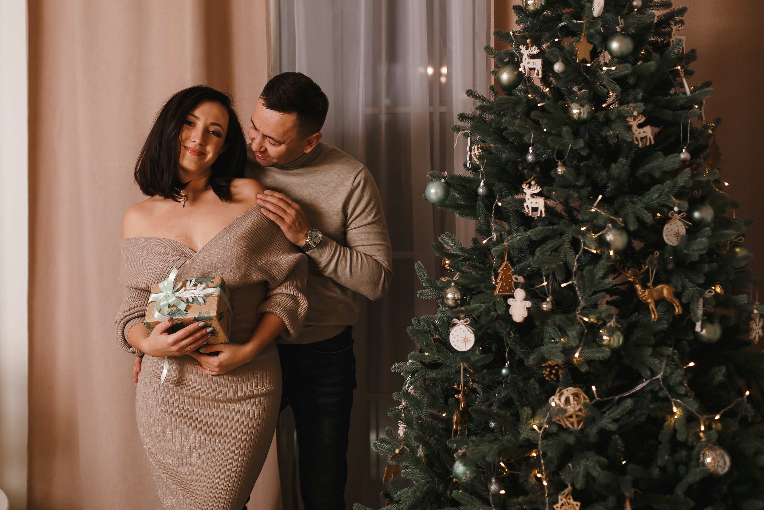 Новогодняя фотосессия в студии Леона СПб