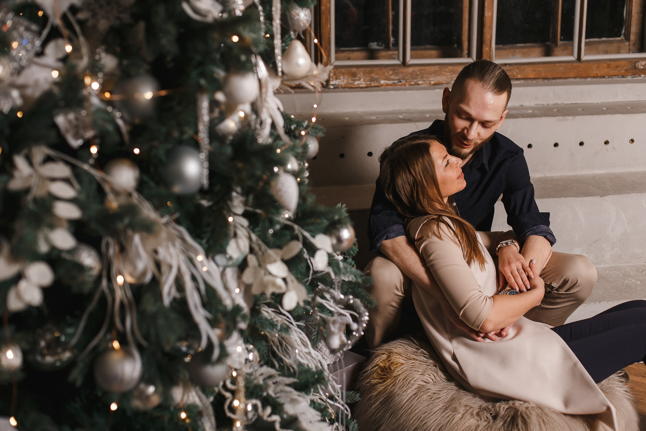 Новогодняя фотосессия лавстори