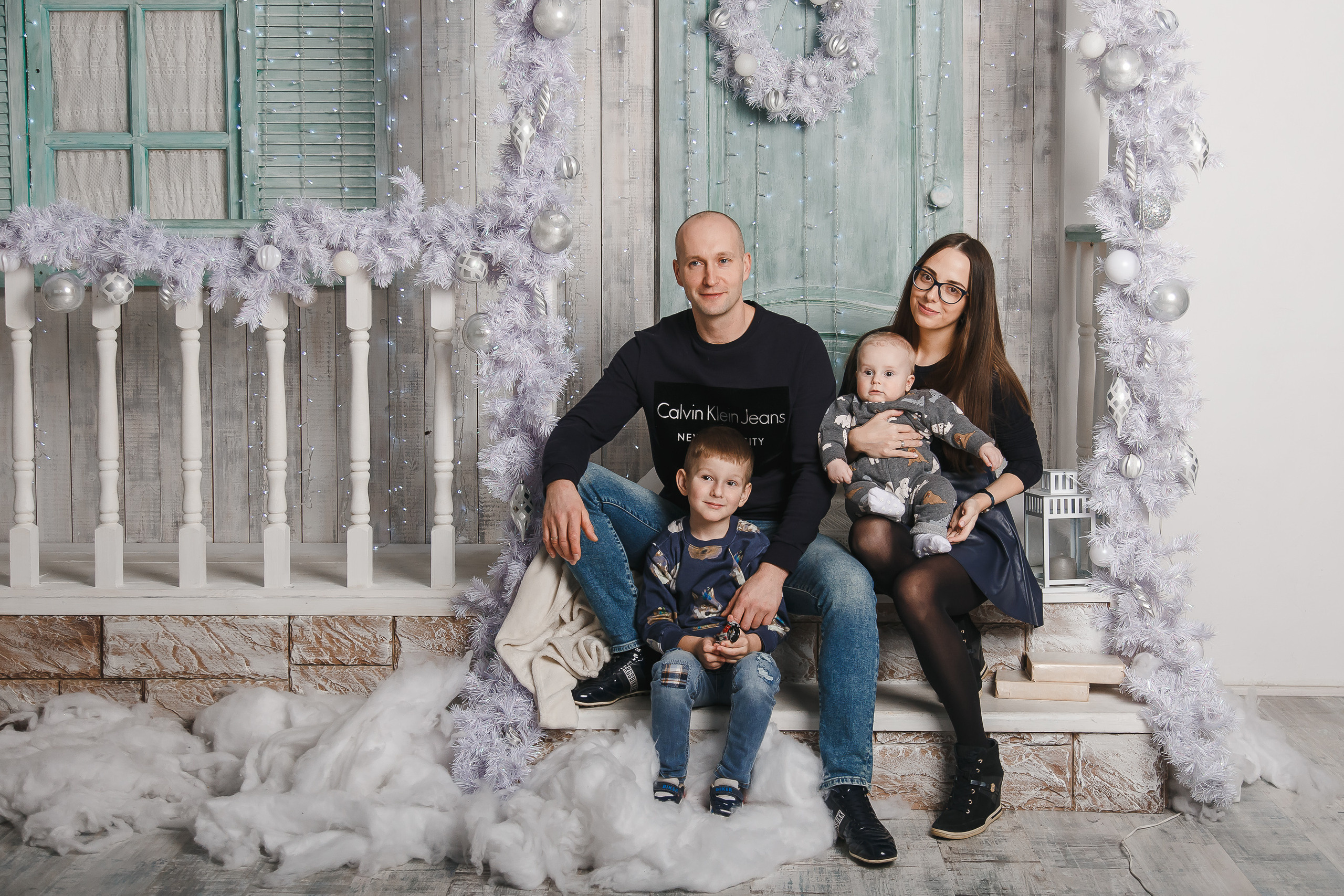 Новогодняя фотосессия в студии Мапед